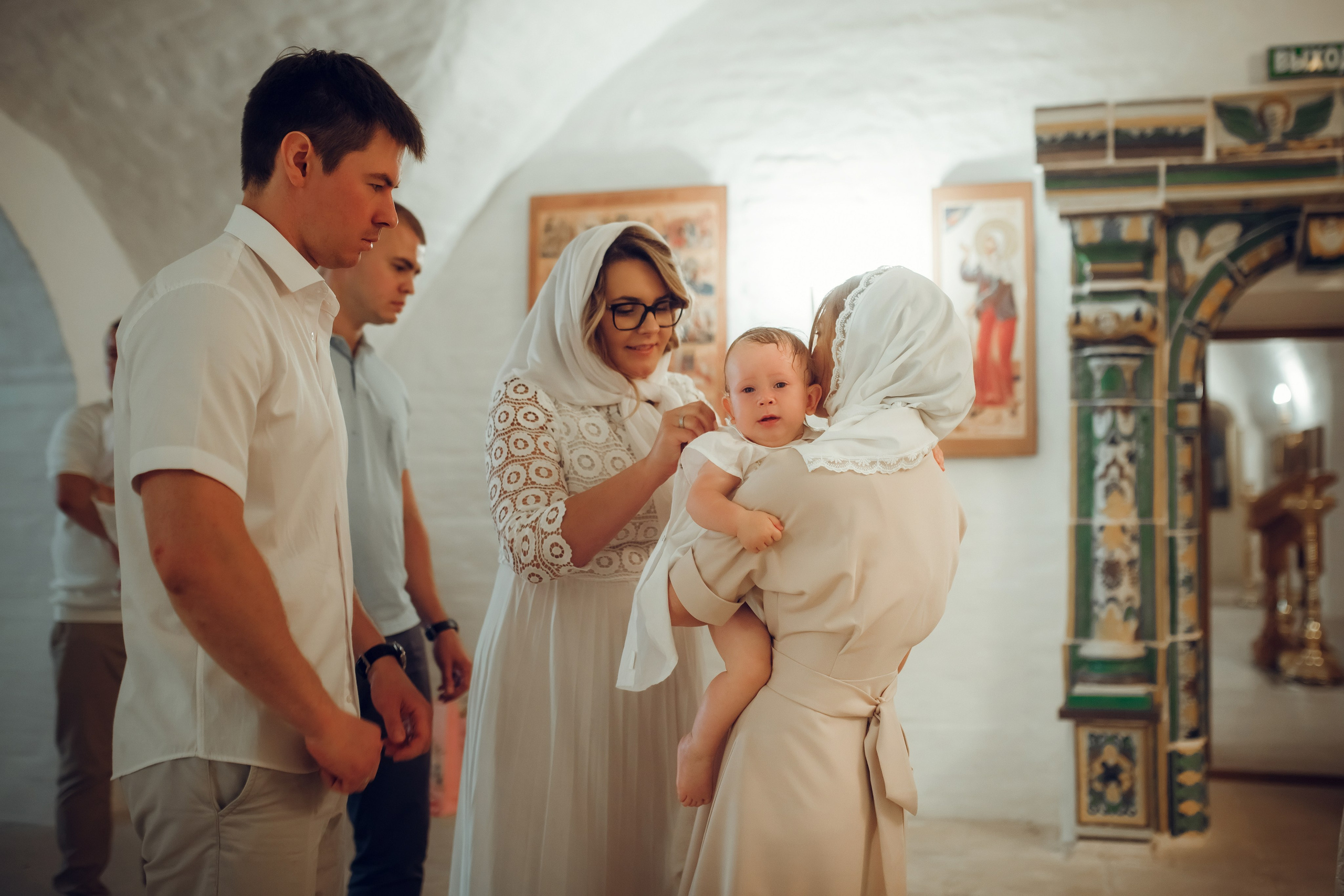 Крещение Алины. Фотограф на Крещение, семейный фотограф в Москве