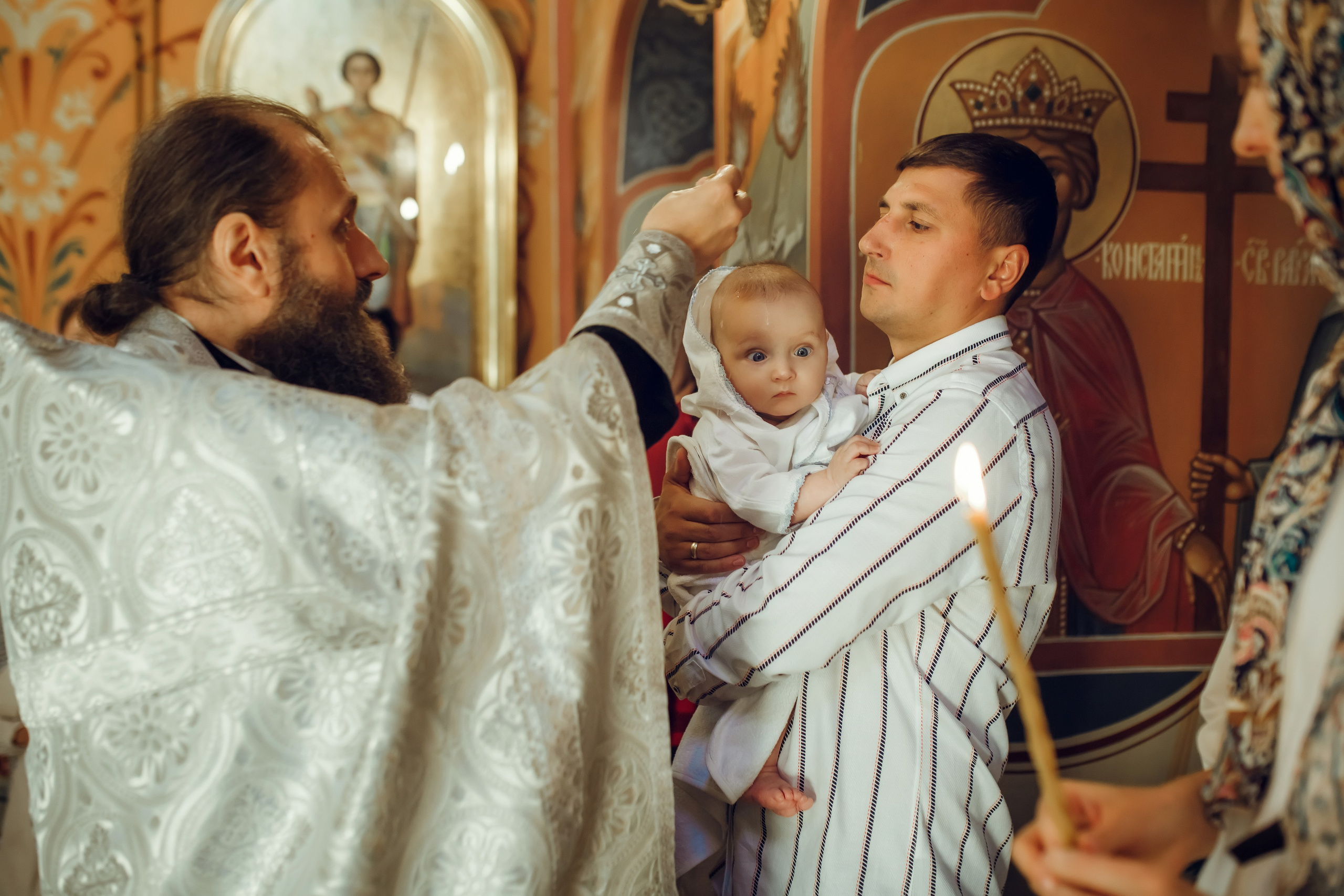Крещение Эрика. Фотограф на Крещение, семейный фотограф в Москве