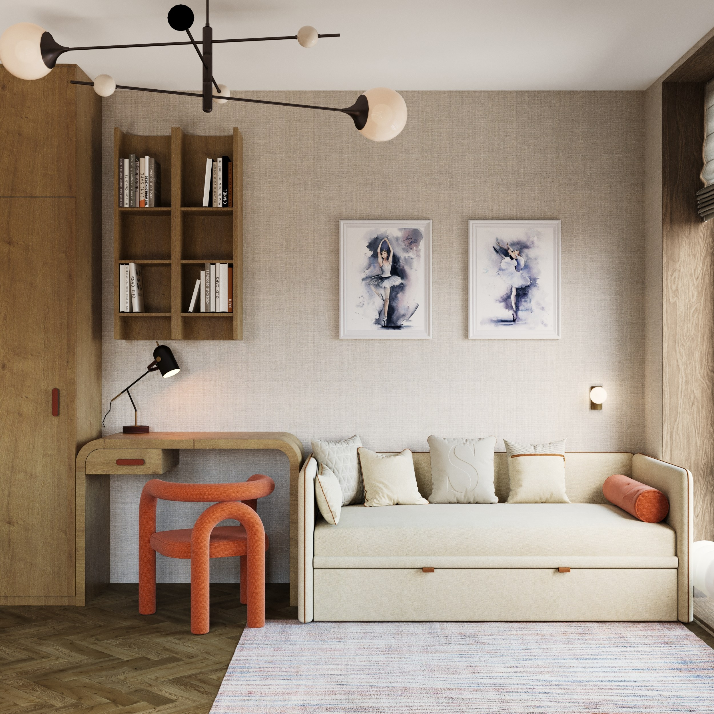 RIVERSKY / 107 м². Inside Form — студия, где проект начинается не с стен, а с человека. Индивидуальный подход, живой стиль