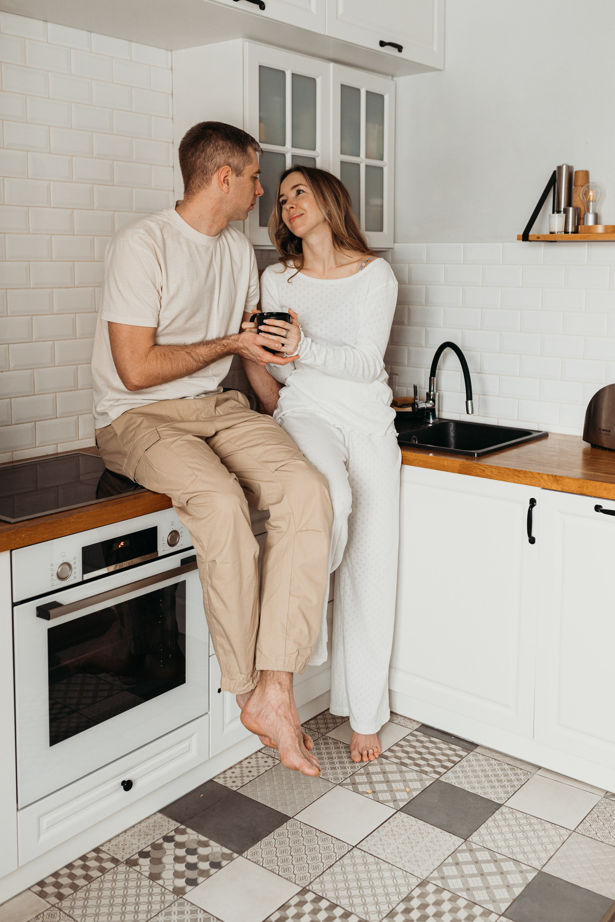 Настя, Рома и Николь дома. Семейный и детский фотограф в Новосибирске и Краснообске — Анна Ким