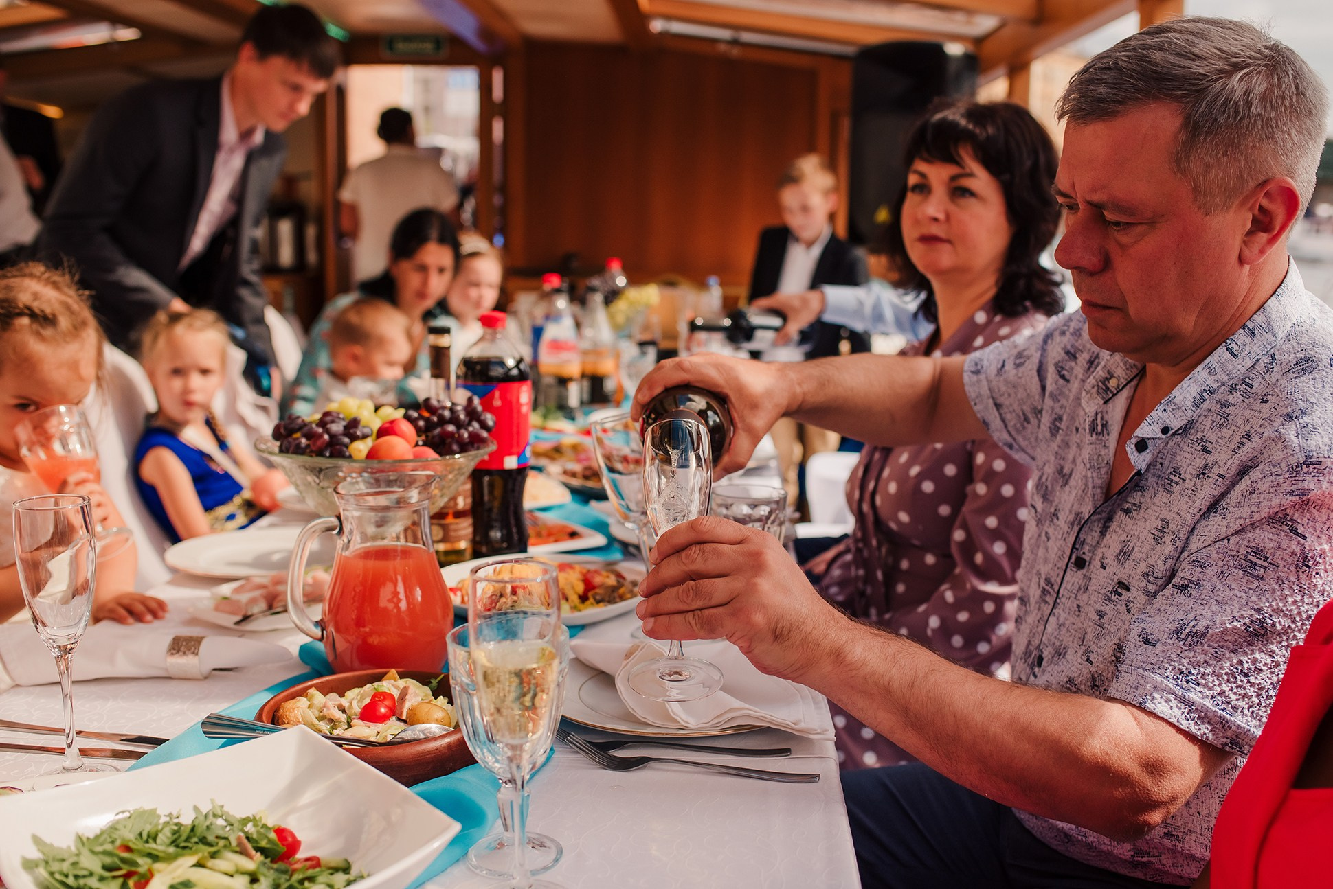 Юля и Андрей. Банкет на воде. Семейный и Свадебный фотограф. Санкт-Петербург. Пушкин