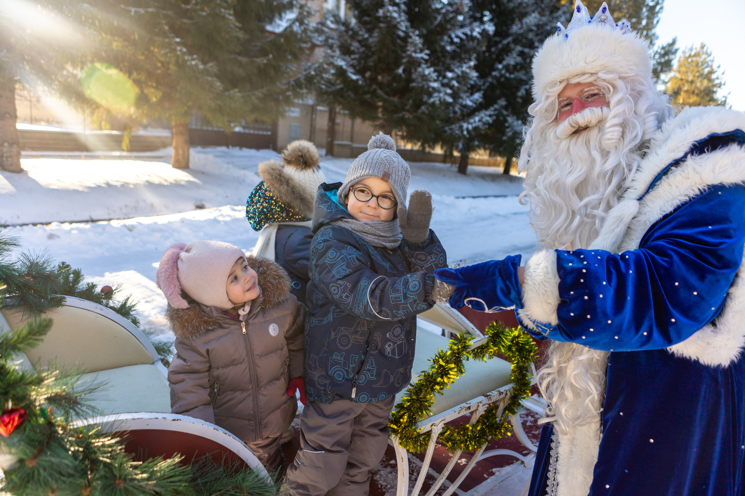 Поздравление от Деда Мороза. Фотограф в Оренбурге. Профессиональный фотограф