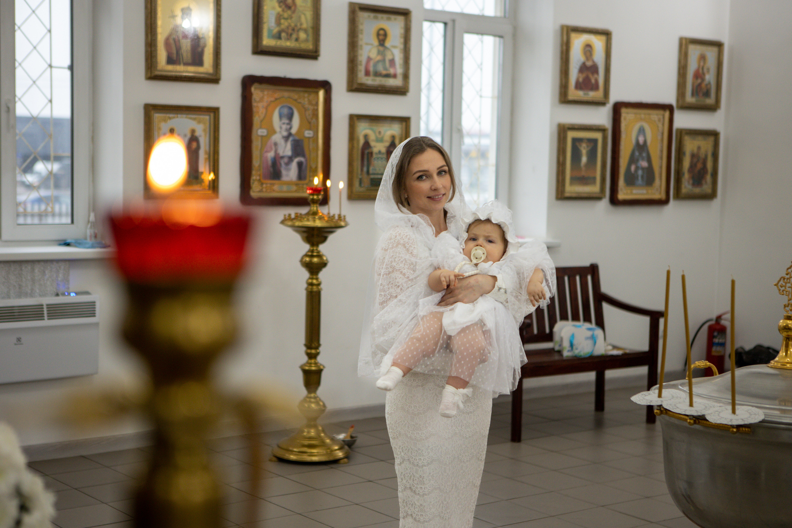 Крещение Аглаи. Фотограф в Оренбурге. Профессиональный фотограф