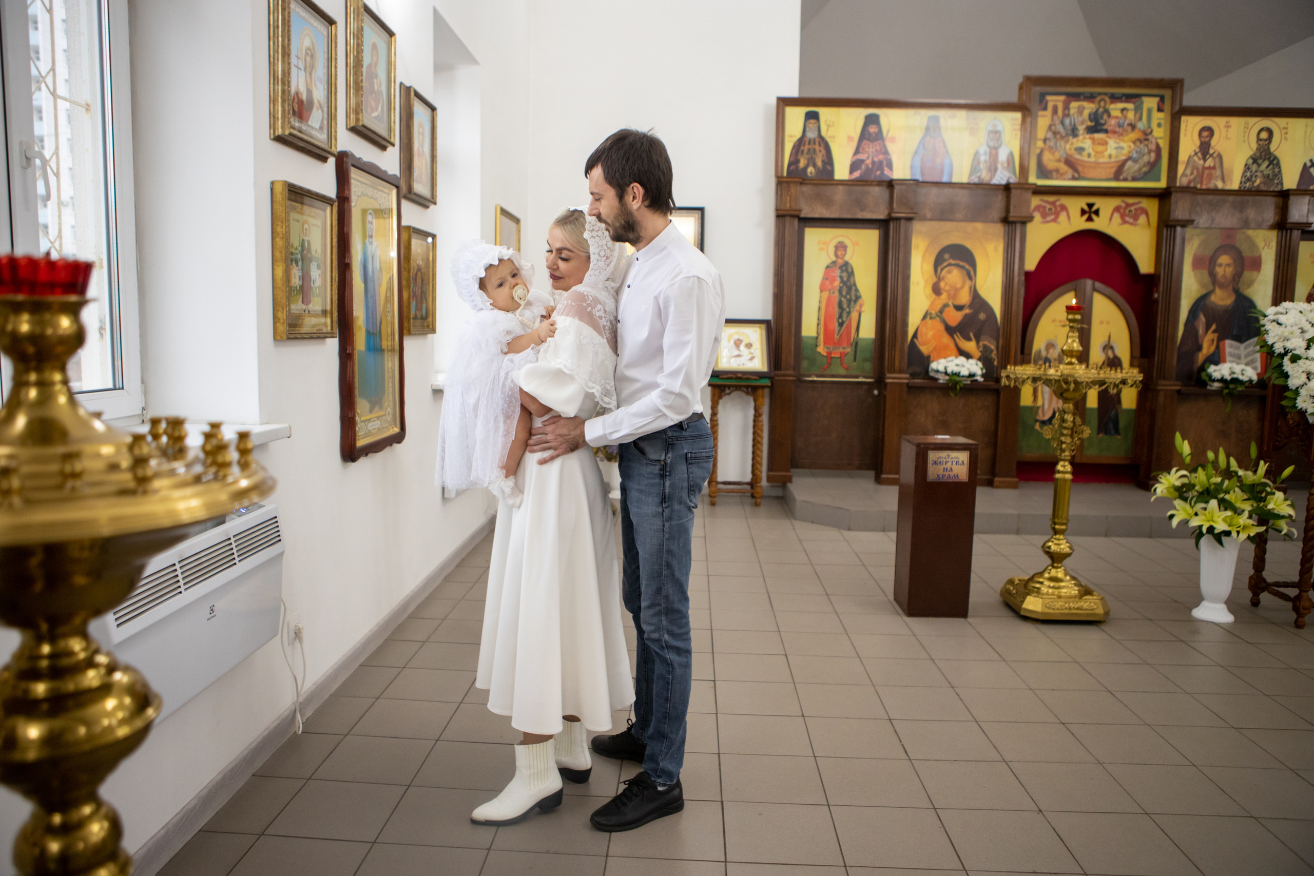 Крещение Аглаи. Фотограф в Оренбурге. Профессиональный фотограф