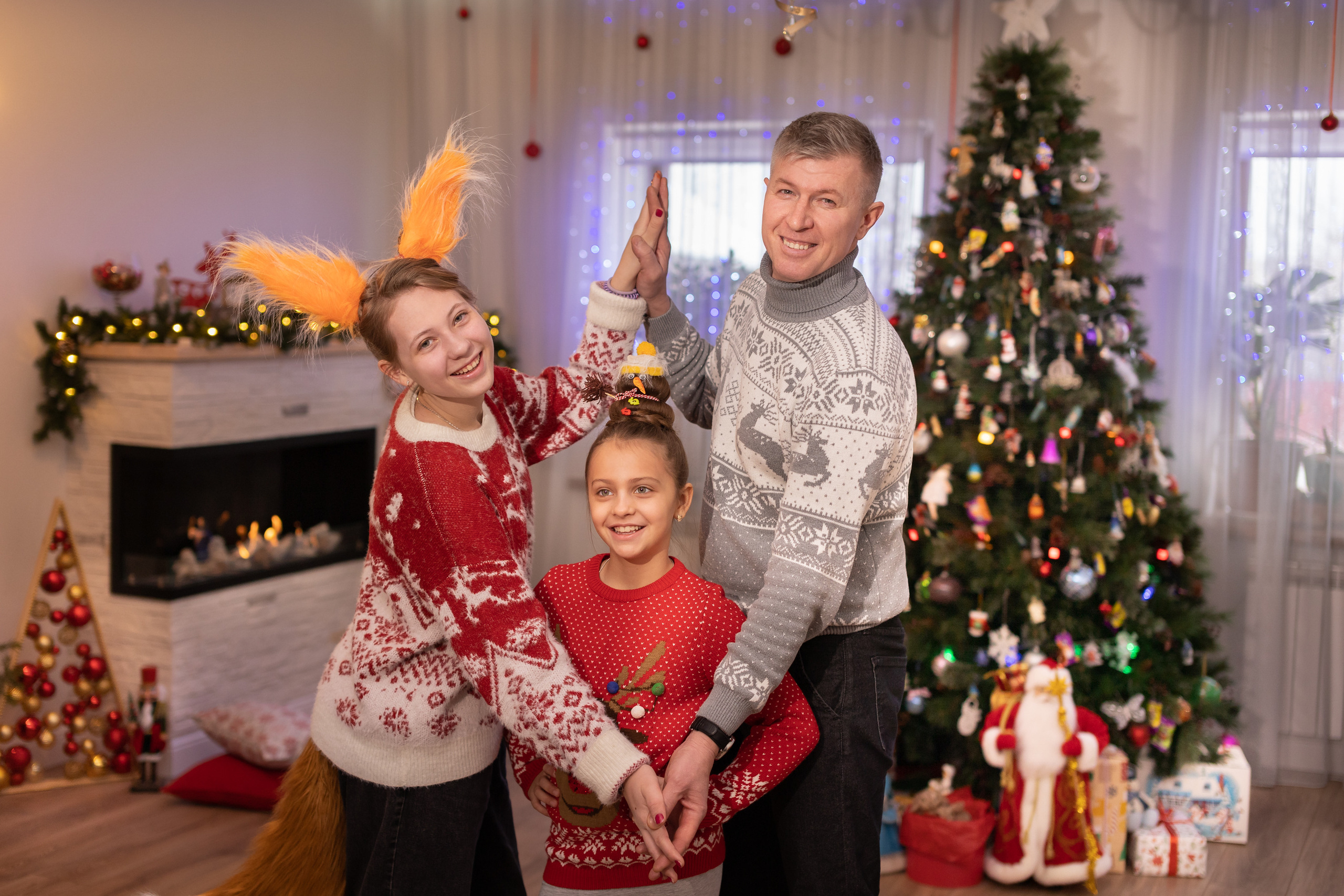 Новогодняя домашняя фотосессия. Фотограф в Оренбурге. Профессиональный фотограф