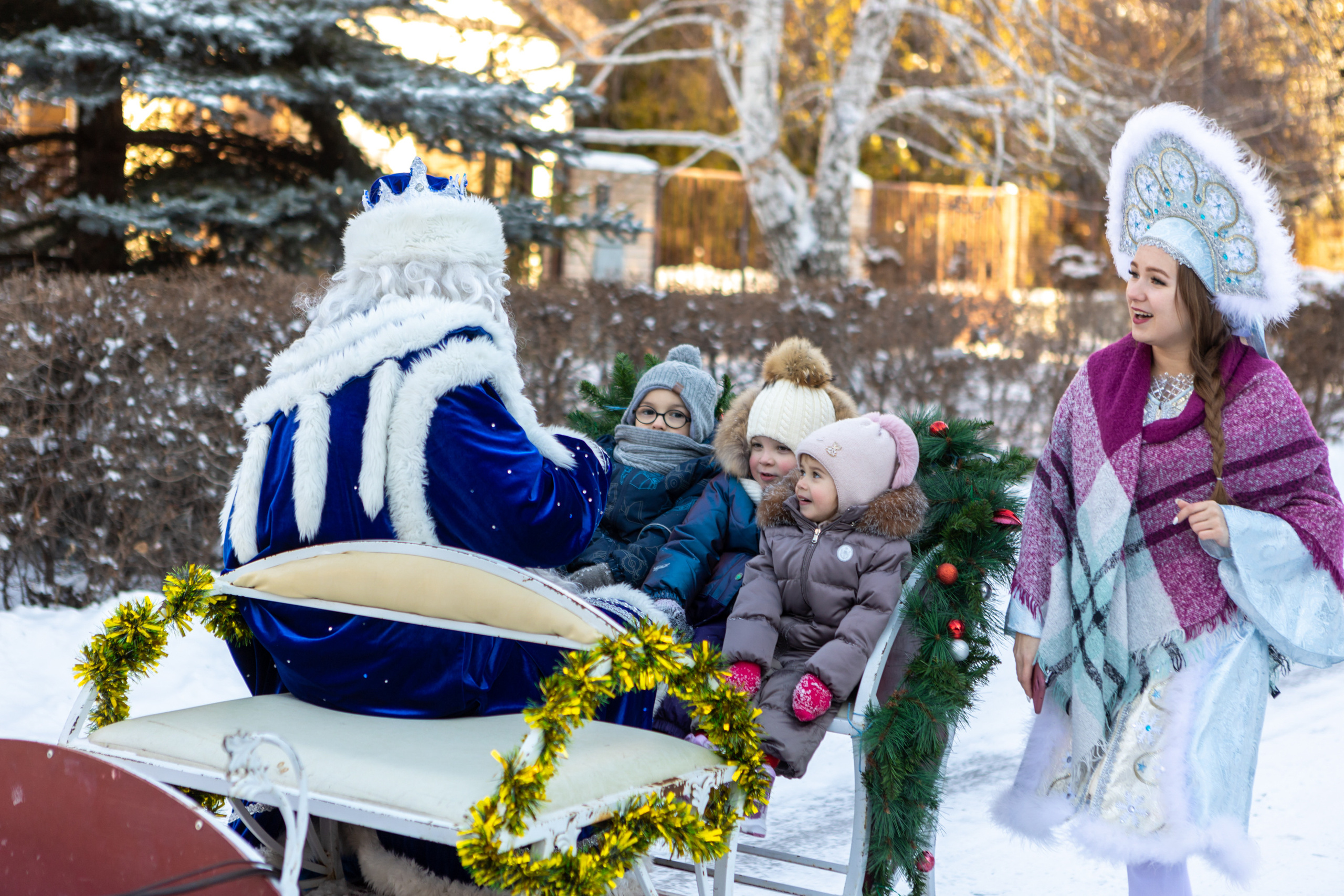 Поздравление от Деда Мороза. Фотограф в Оренбурге. Профессиональный фотограф