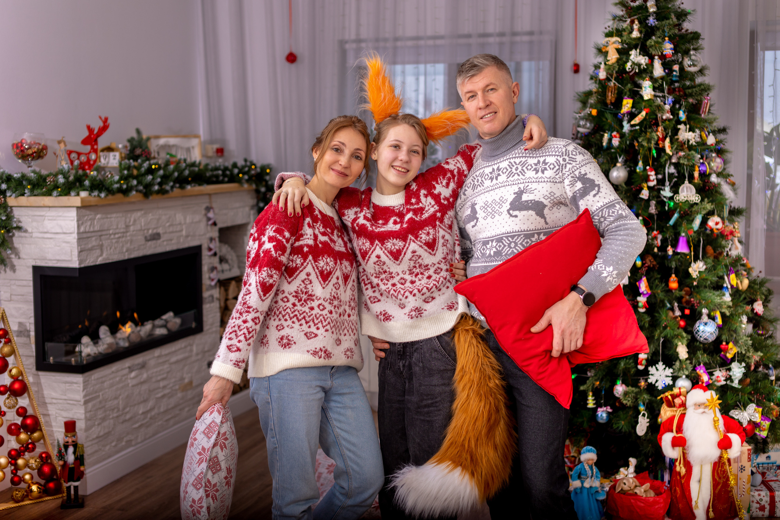 Новогодняя домашняя фотосессия. Фотограф в Оренбурге. Профессиональный фотограф