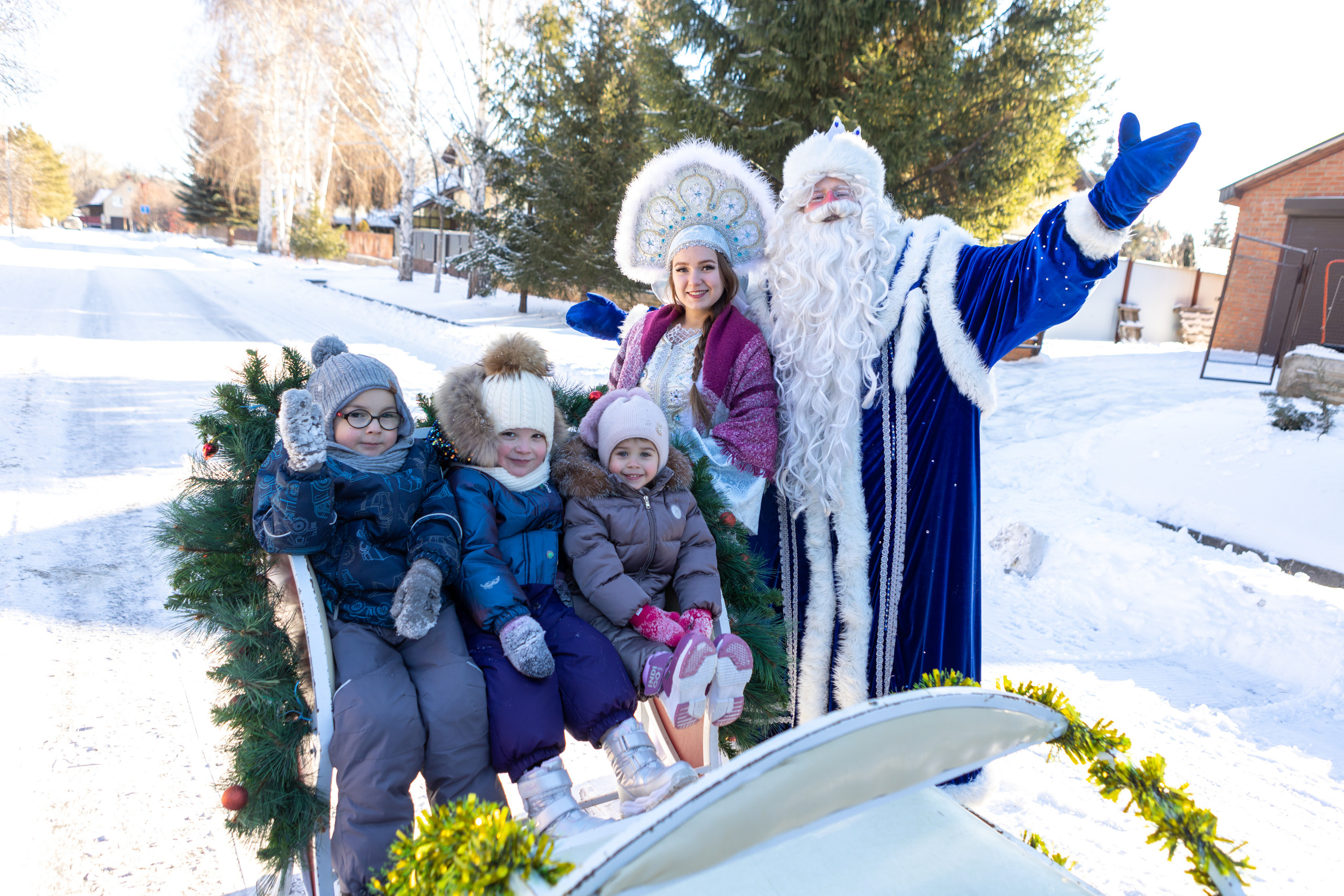 Поздравление от Деда Мороза. Фотограф в Оренбурге. Профессиональный фотограф