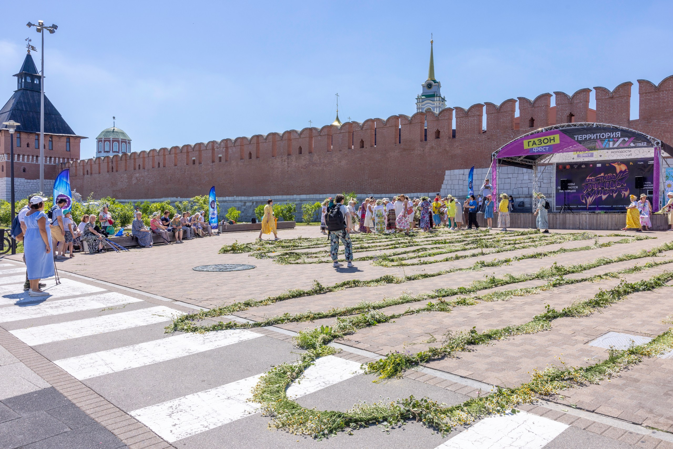 Фестиваль «Ромашковый хоровод». Северная ходьба. Фотограф в Туле Крупский АнДРей. Фотостудия «КАДР71» в Туле