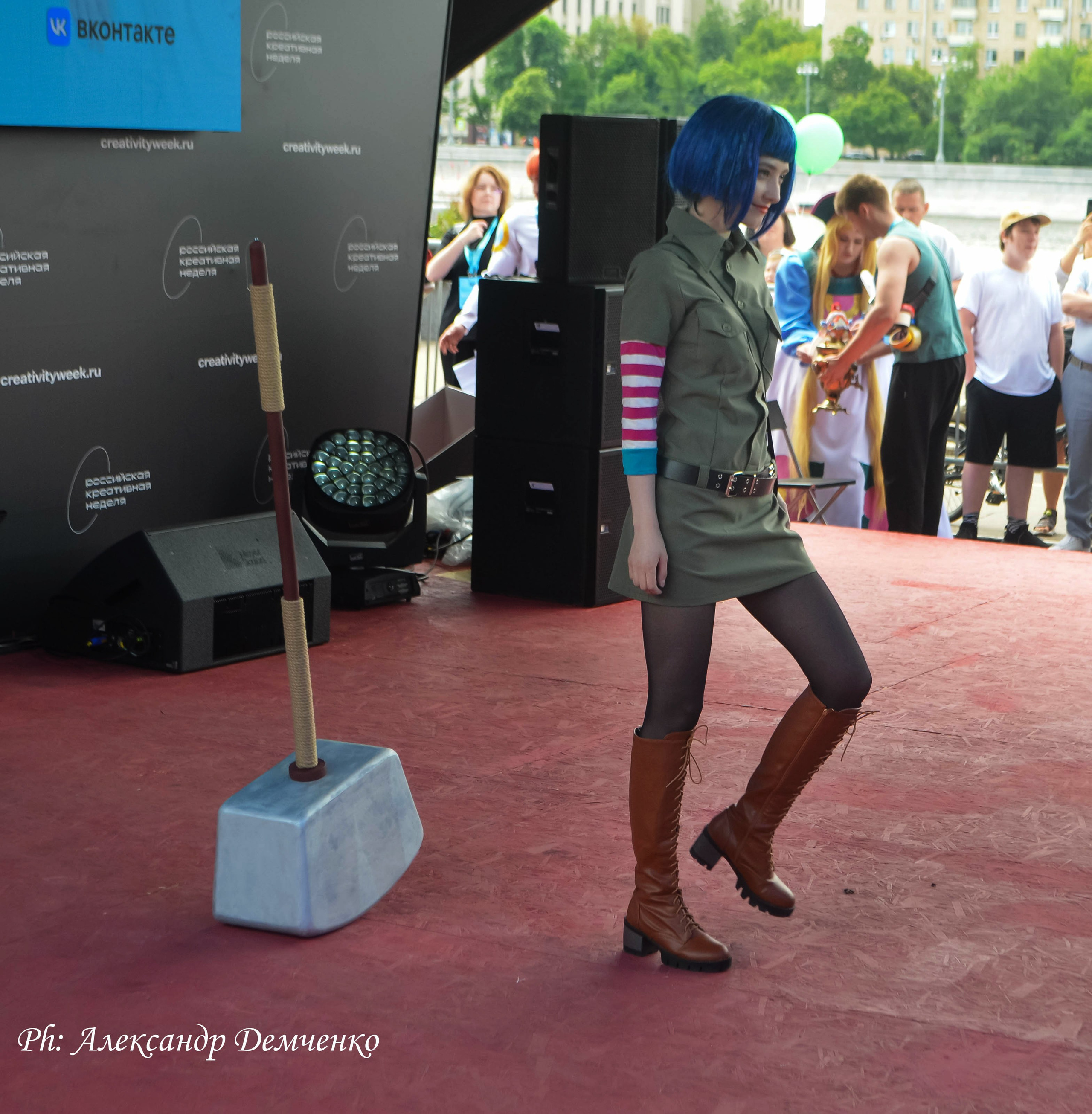 Фотосессия сцены в Москве на разных репортажных мероприятий