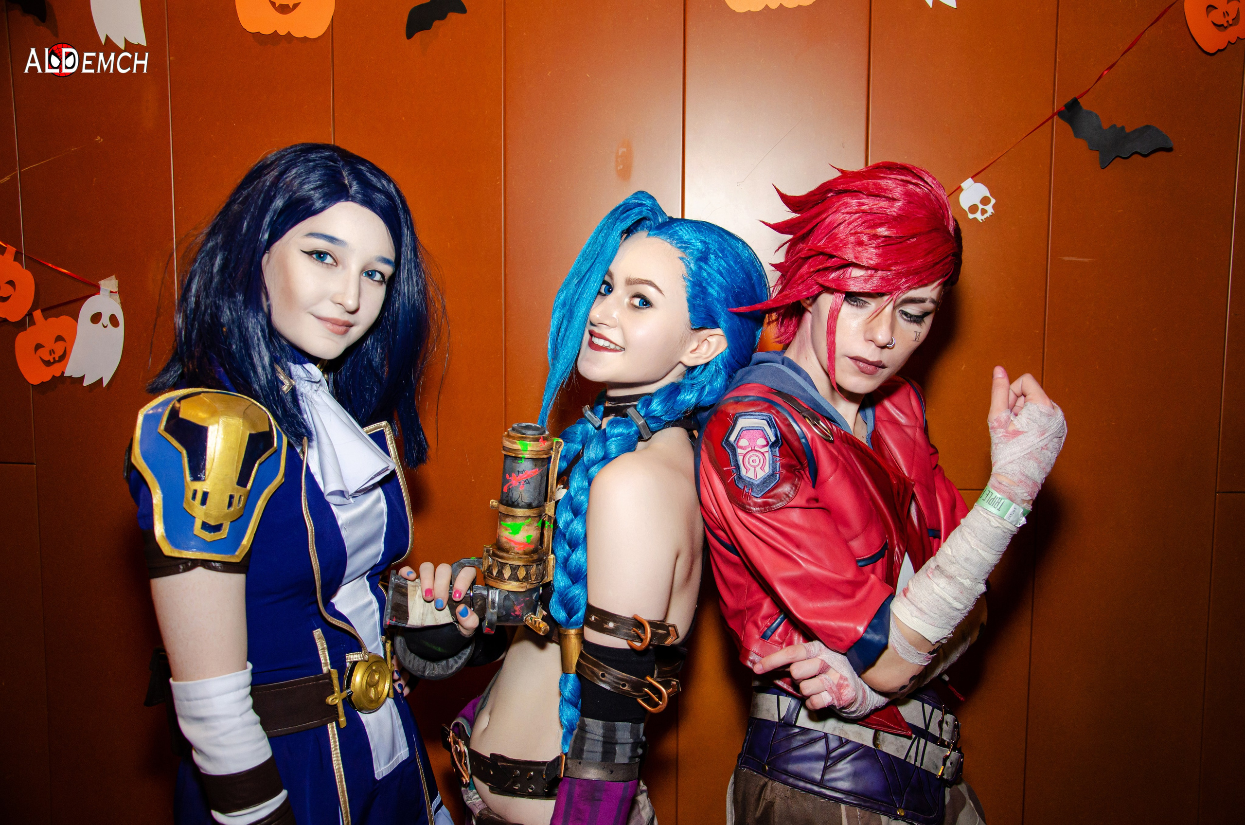 Аркейн, Ви, Джинкс, Лига Легенд персонажи косплей фото