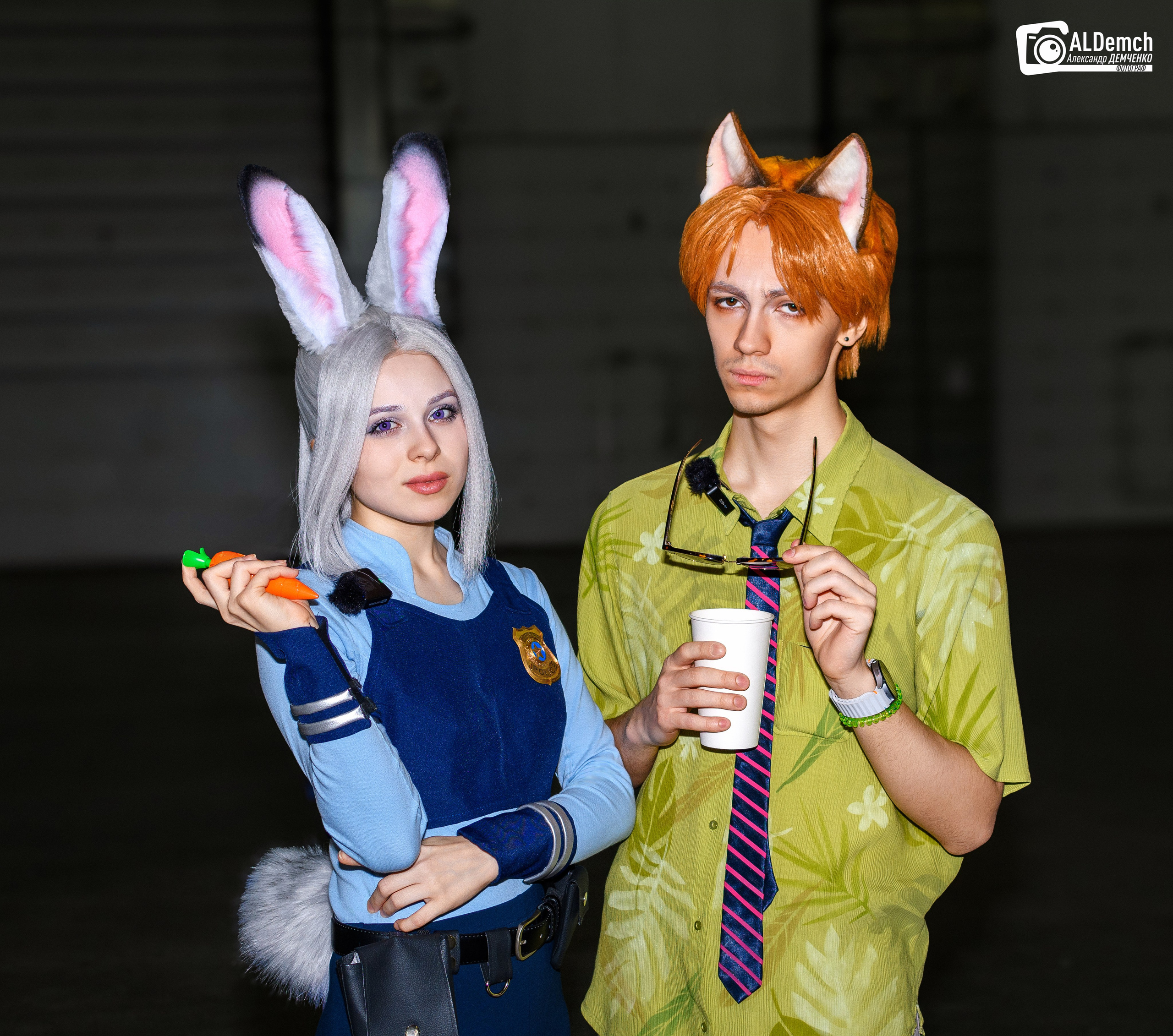 Judy Hopps, Nick Wilde, Zootopia cosplay photo