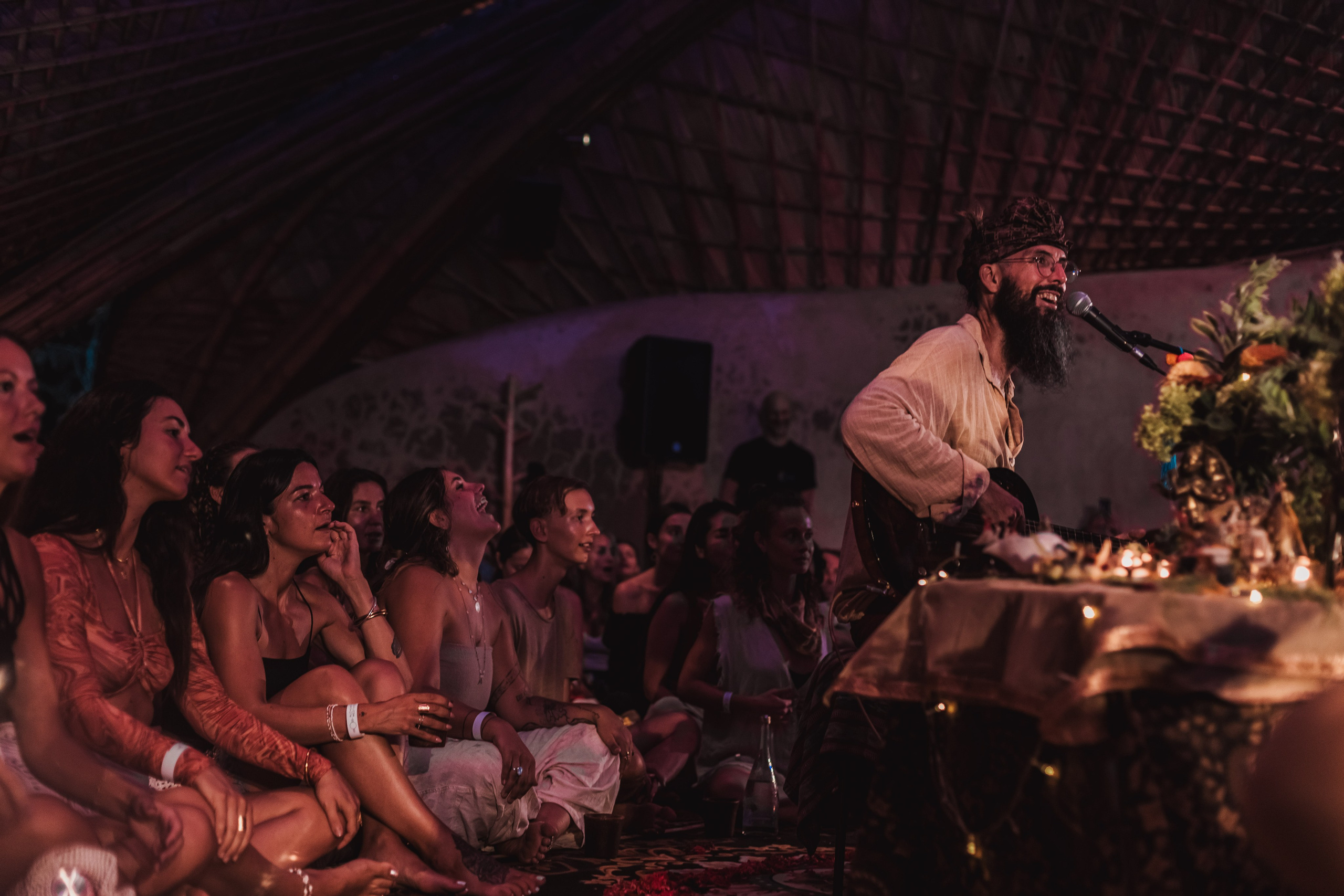 Hanuman Project kirtan at Alchemy april. Mariam Bagdasaryan