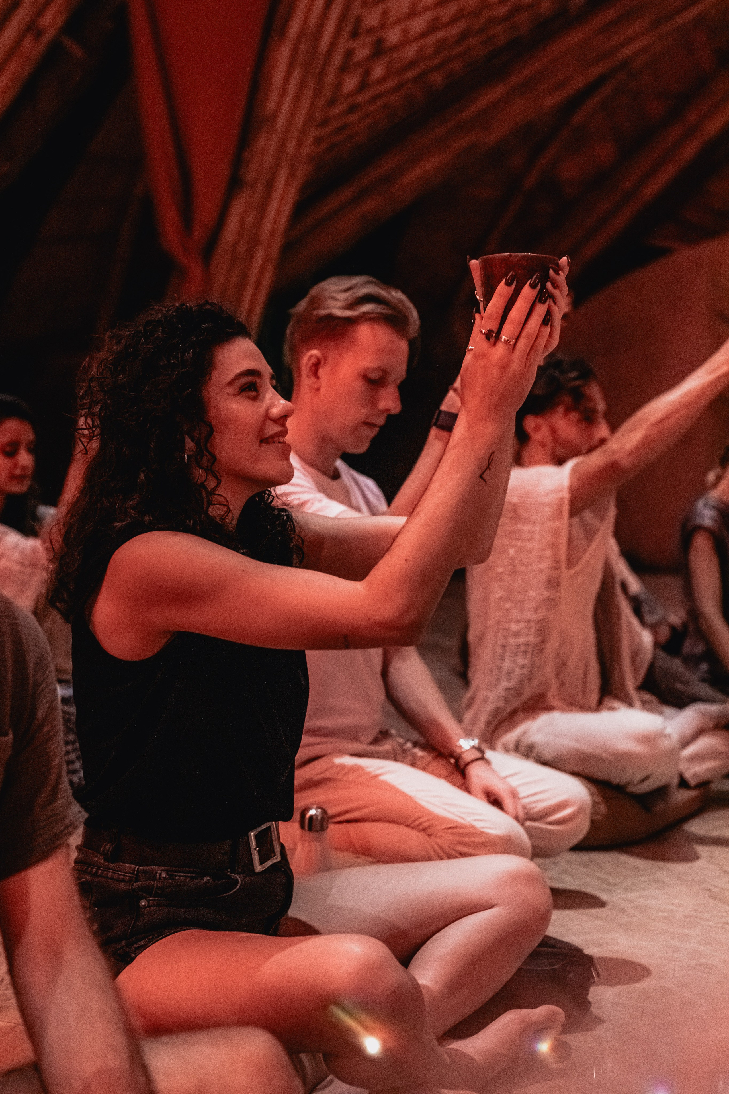 Cacao ceremony Full moon jan w Juan. Mariam Bagdasaryan