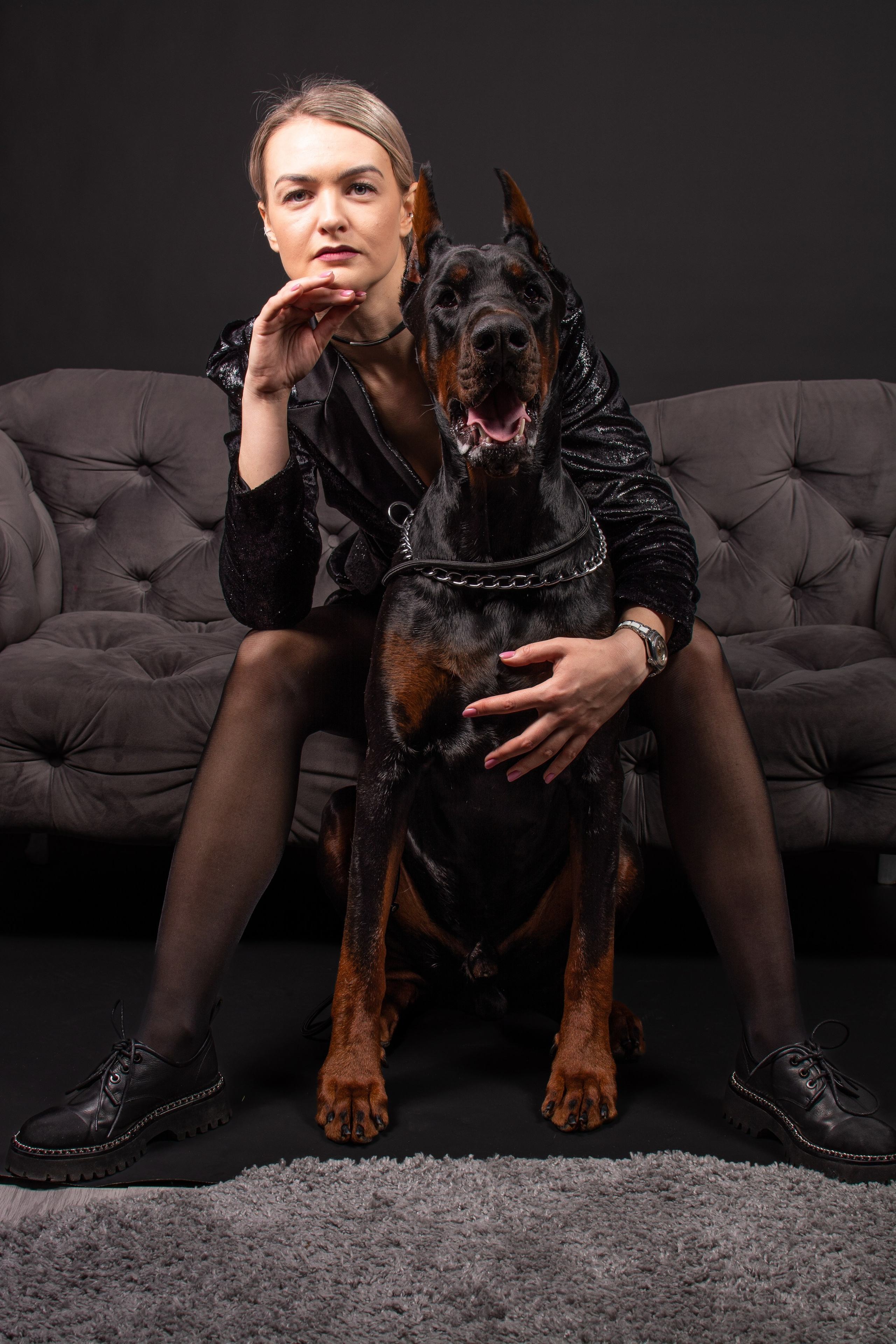 Фотосессия с доберманом. Фотограф Макс Огурцов в Нижнем Новгороде