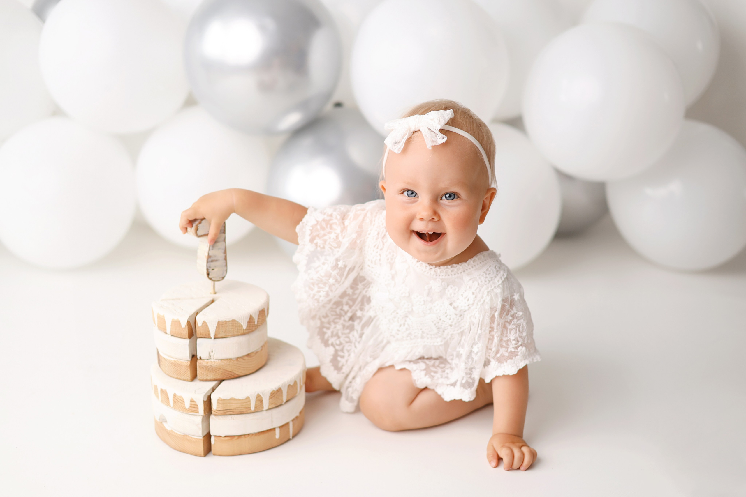 Детская фотосессия на 1 годик для Киры. Фотограф новорожденных Москва. Ньюборн фотограф Москва
