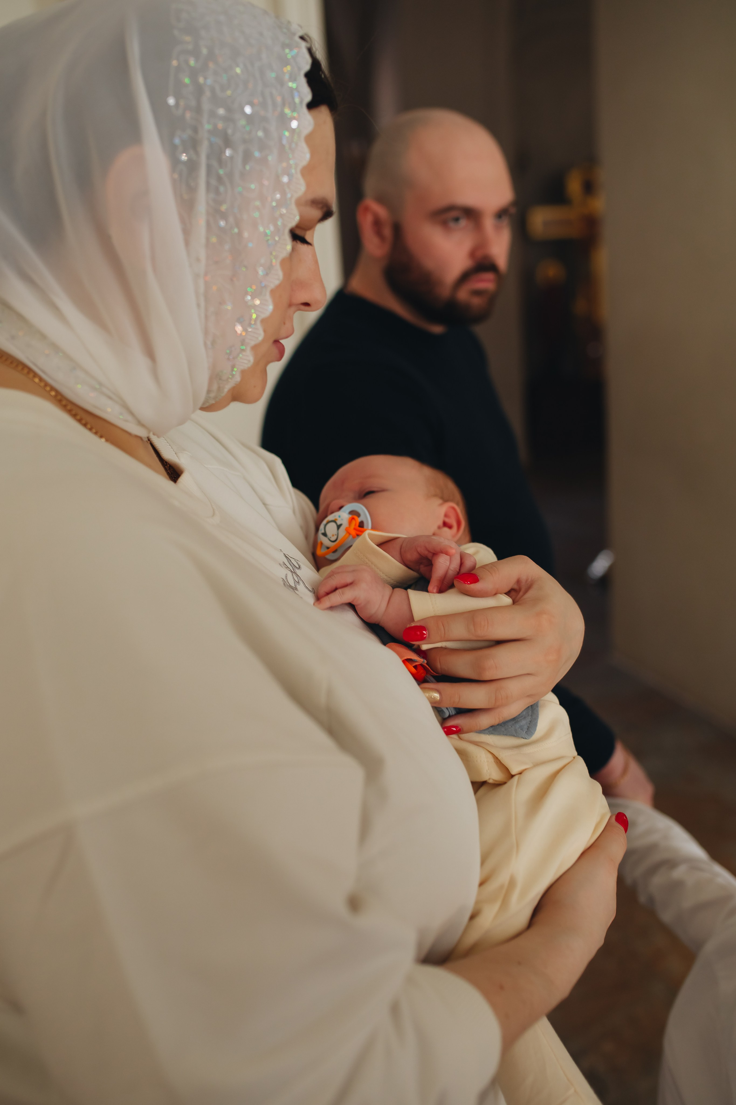 Крещение в светлом Храме. Семейный и детский фотограф в Москве Дорогова Екатерина