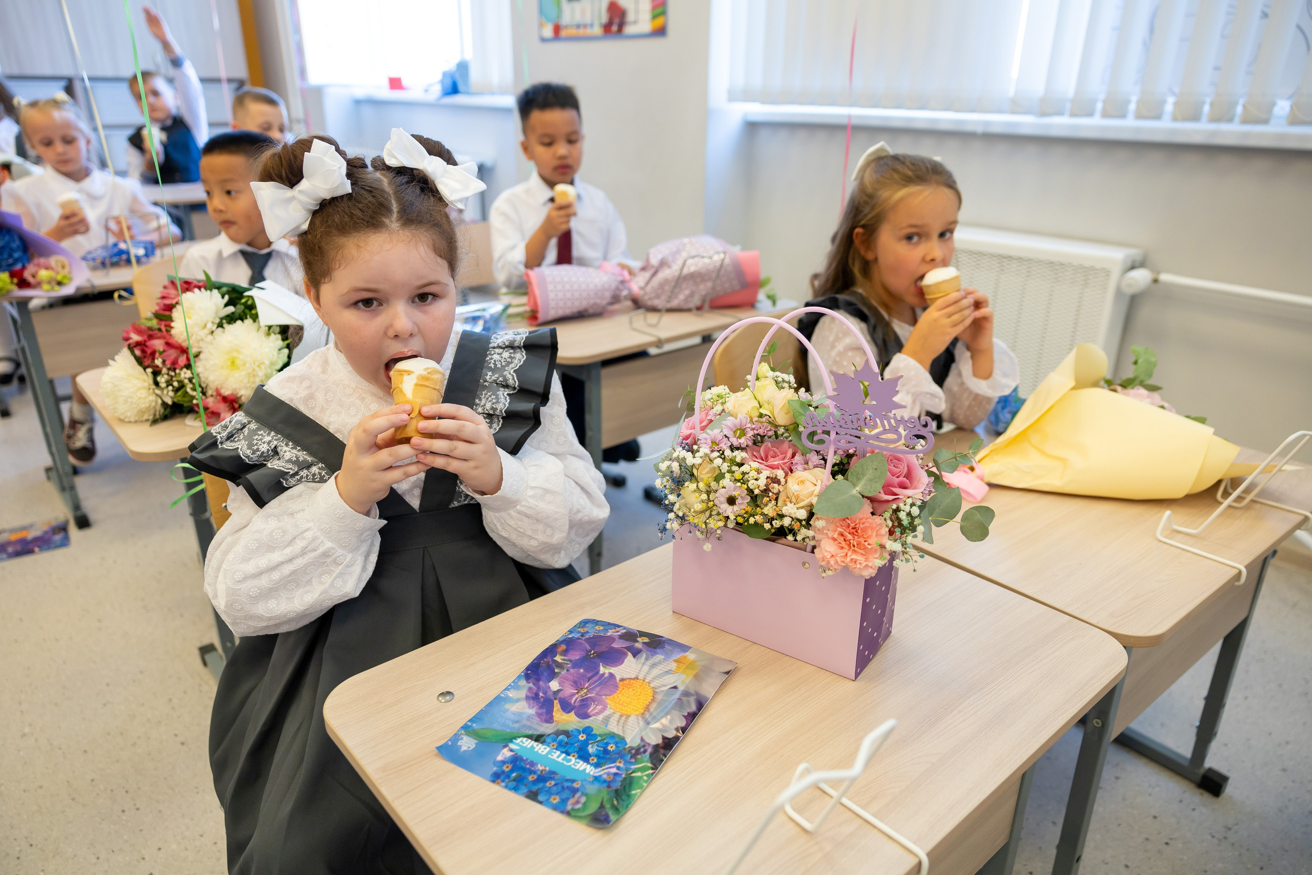 Первый раз в первый класс (репортажная съемка). Фотограф в Серпухове Наталья Руденко