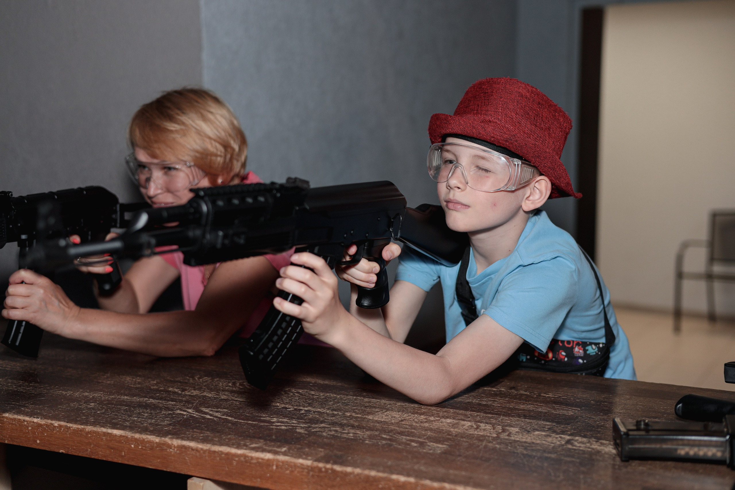 День рождение в стрелковом клубе. Фотограф Надршина Лилия