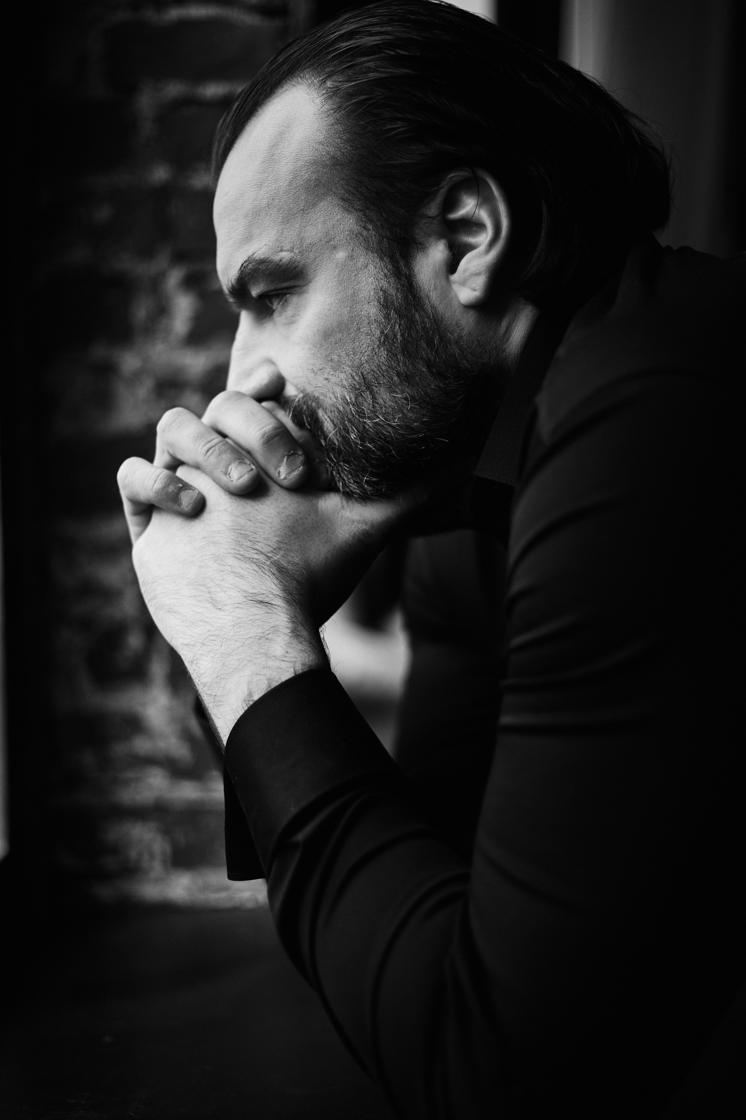 Мужской портрет — Фотосессия в студии. Анна Потявина. Фотограф Москва