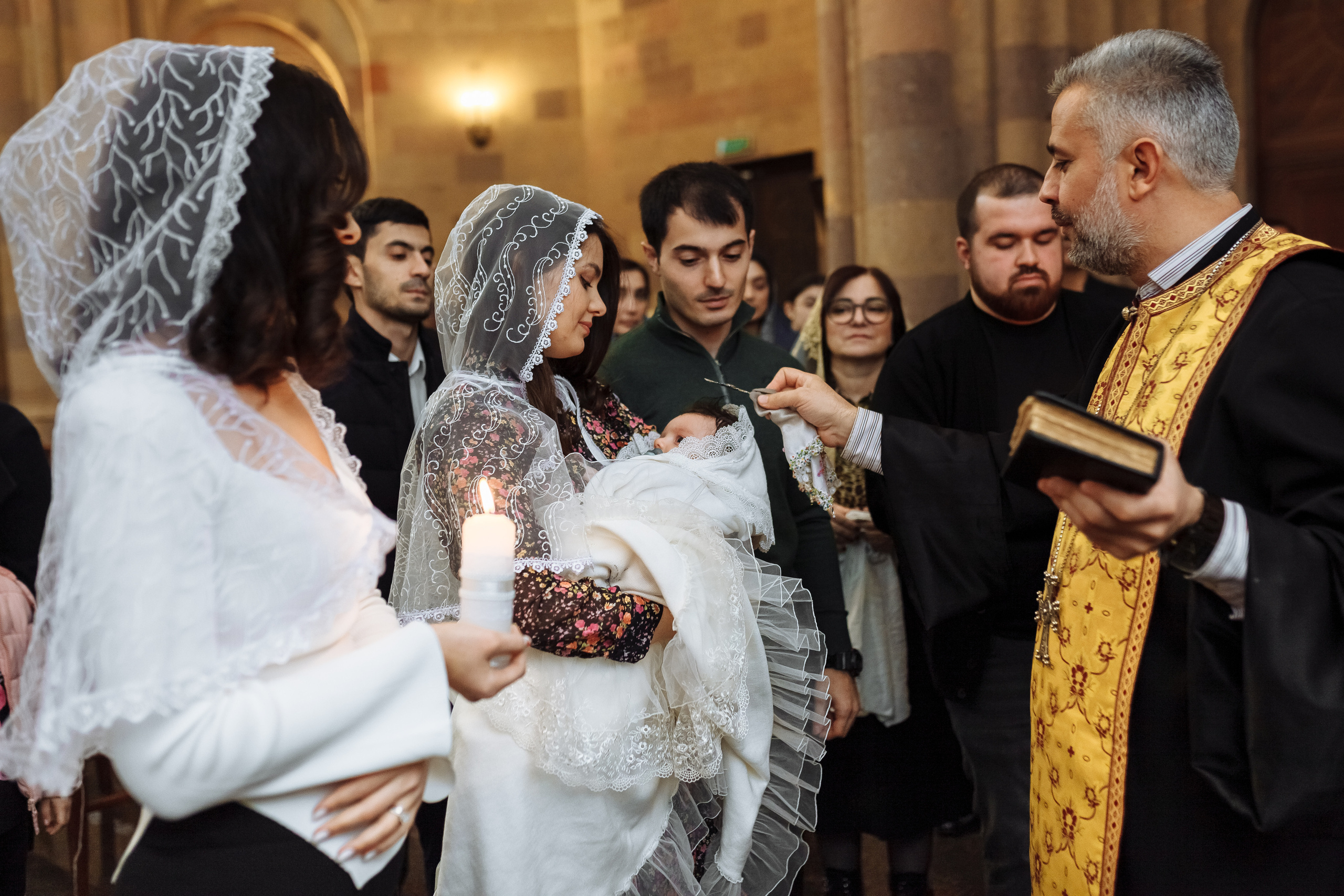 Крещение Армана. Фотограф Яна Левин