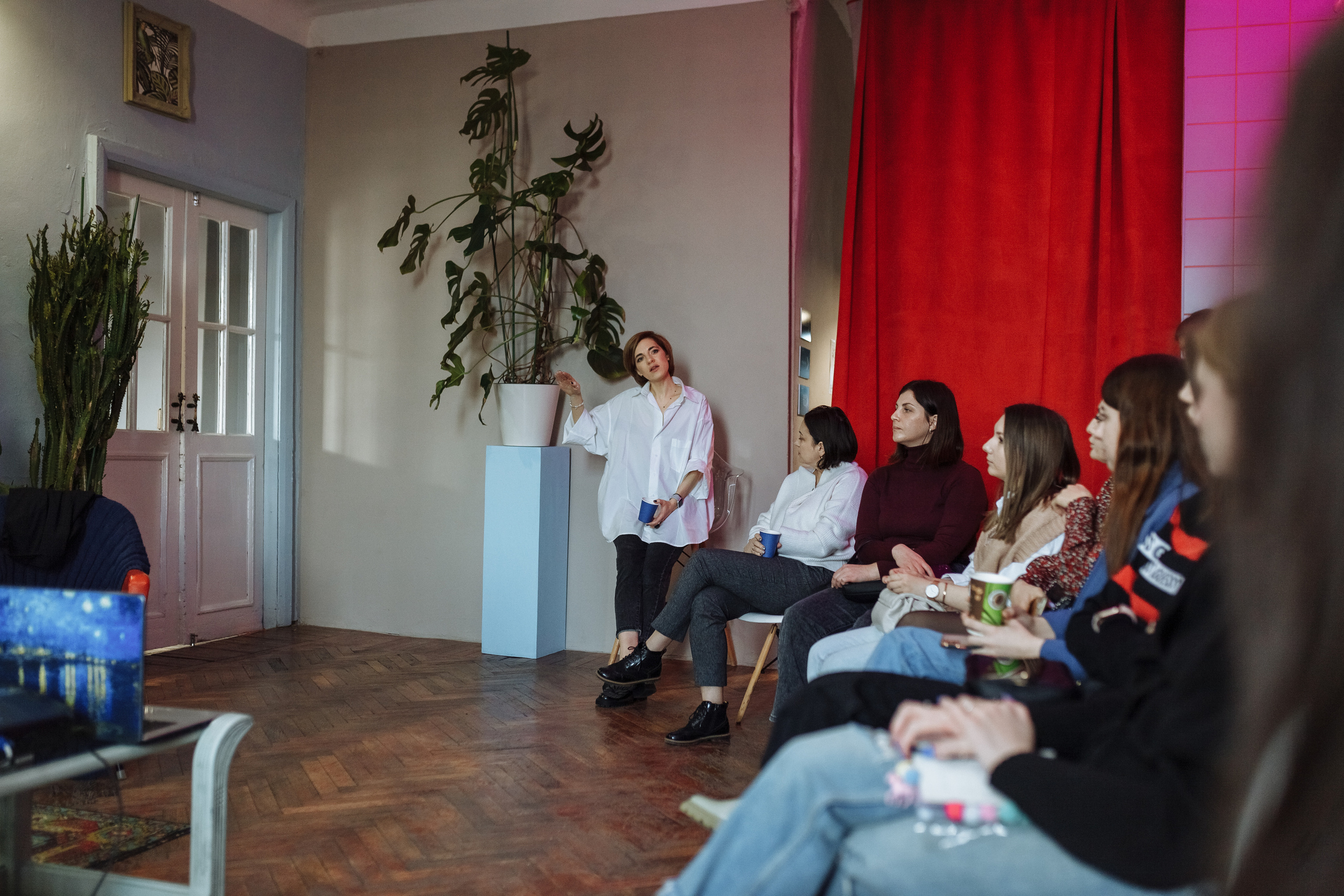 Мастер-класс организатора Алёны Паниной. Фотограф Яна Левин