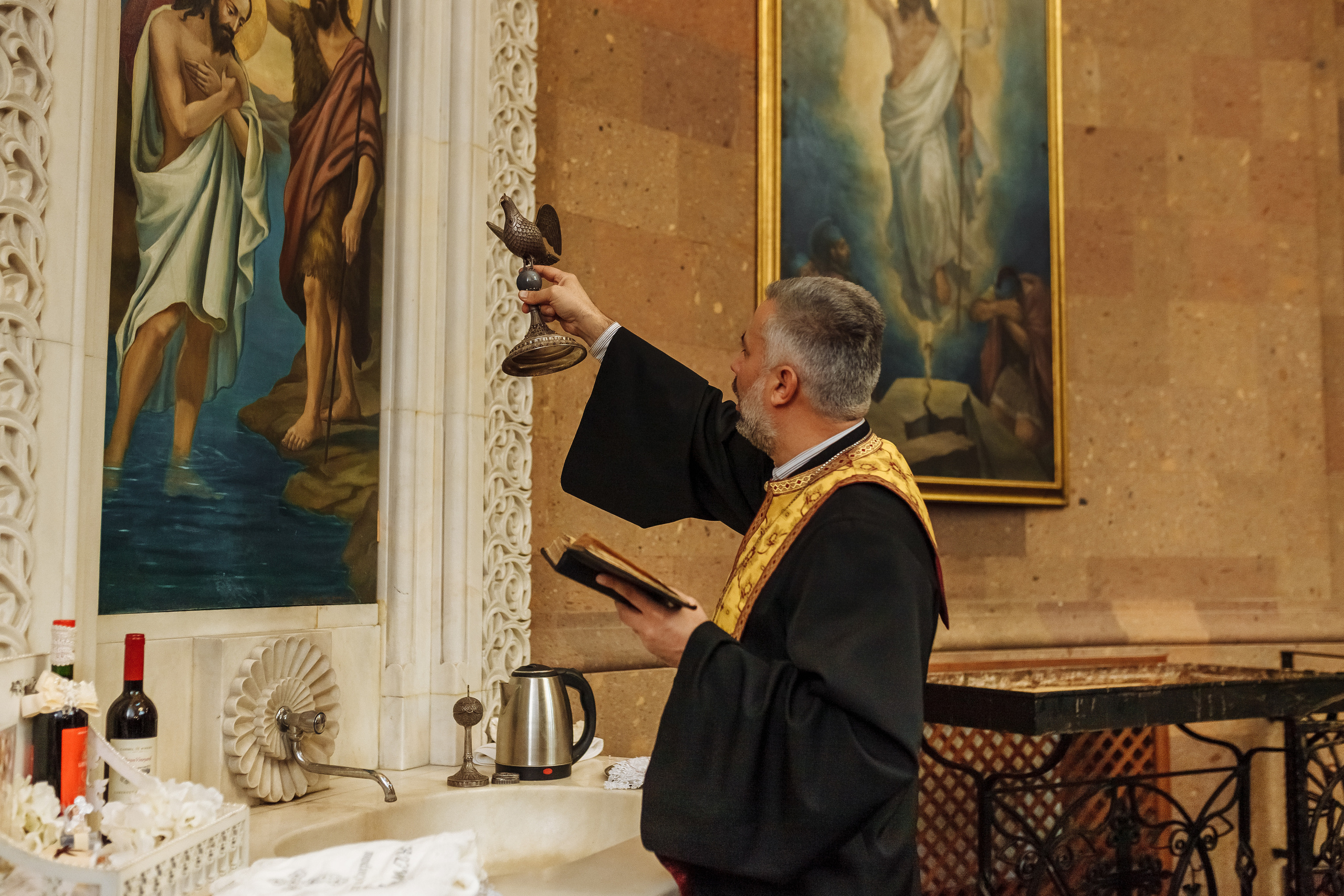 Крещение Армана. Фотограф Яна Левин