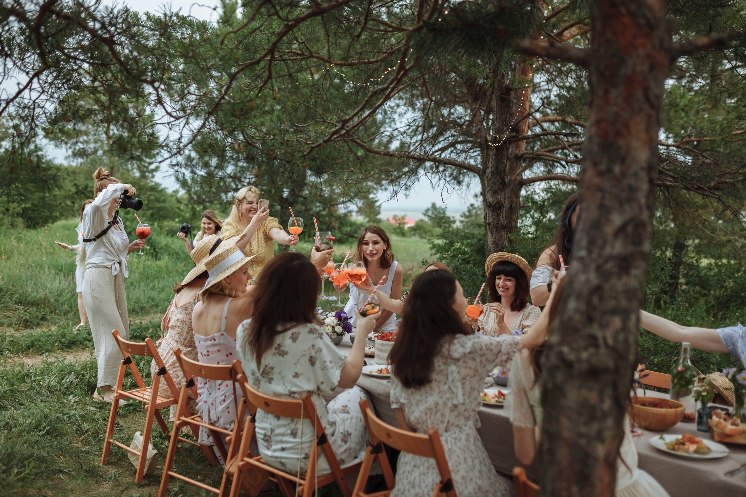 Девичник на холмах. Фотограф Яна Левин