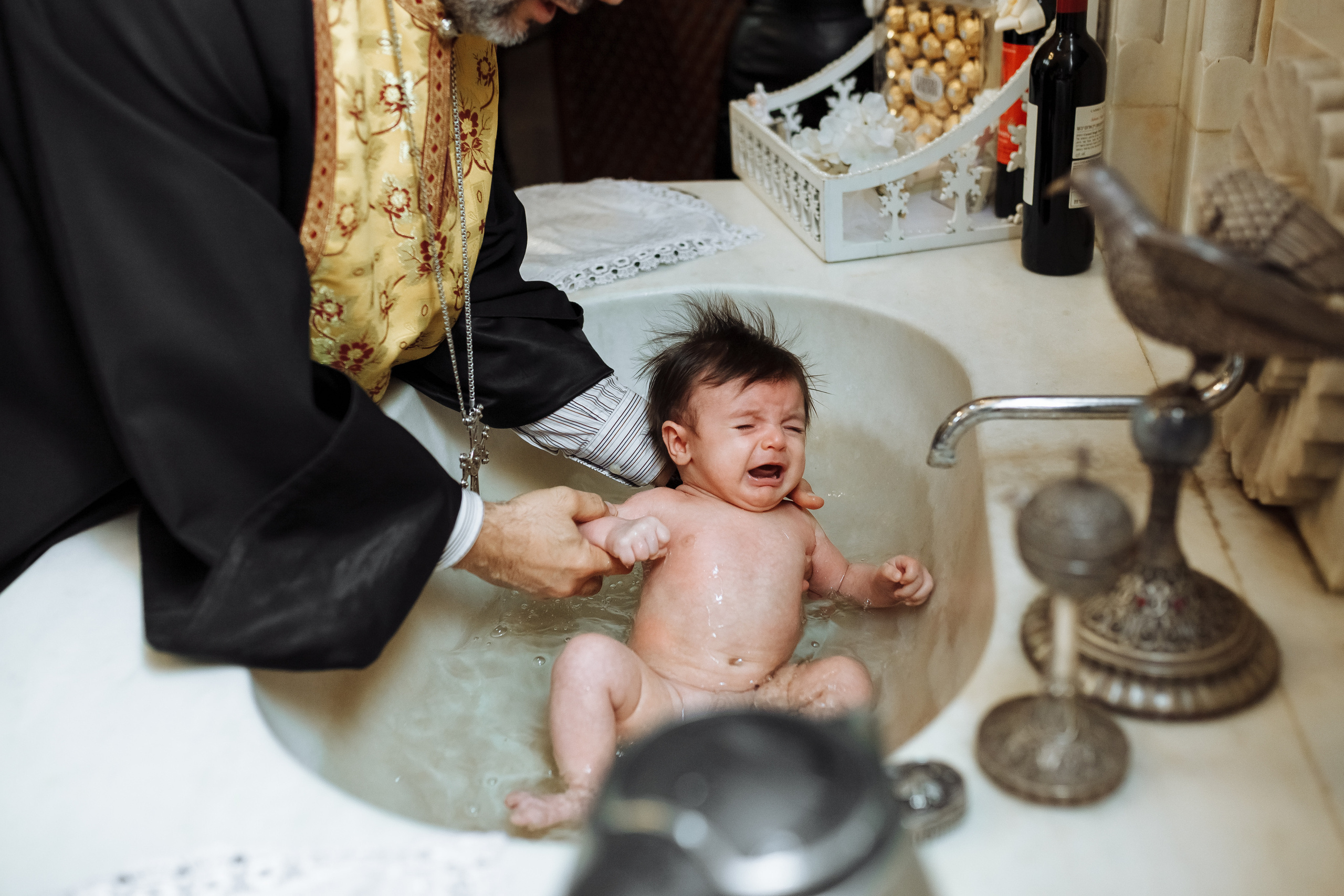Крещение Армана. Фотограф Яна Левин