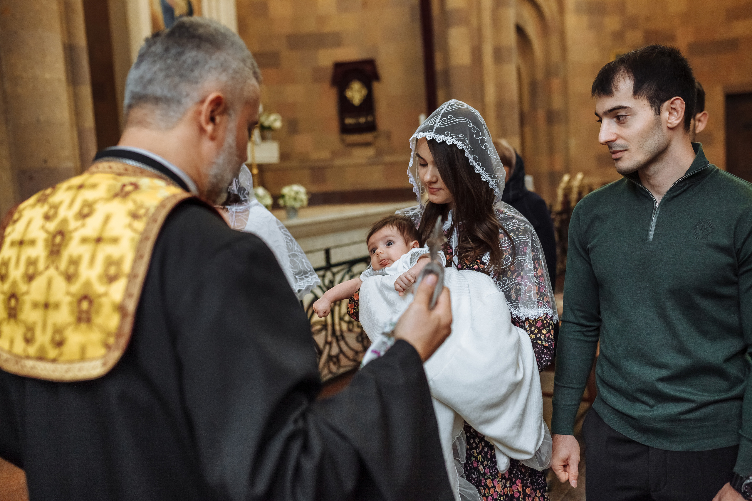 Крещение Армана. Фотограф Яна Левин