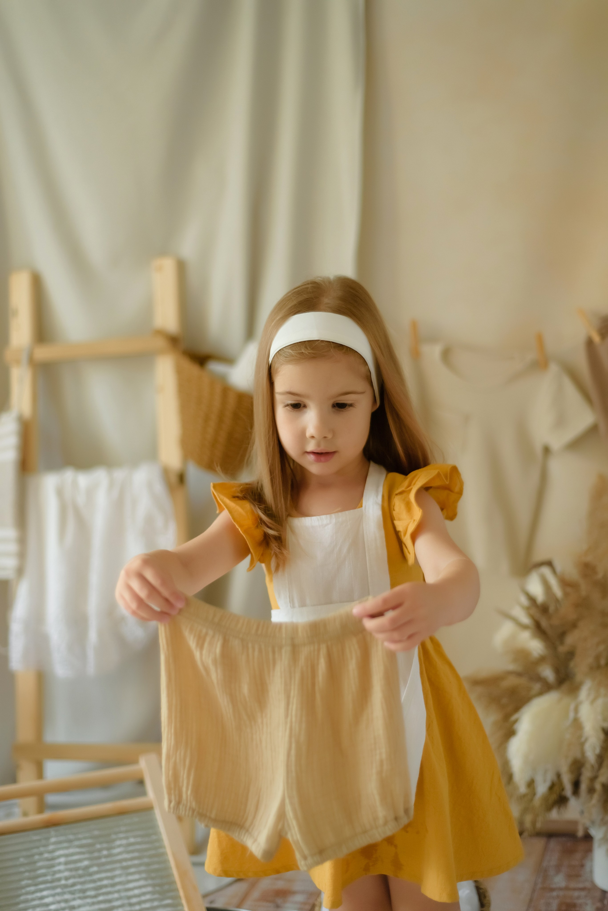 Фотопроект «Стирка» ч.2 Полина. Детский Фотограф |Фотограф на годик в Брянске Ирина Романова