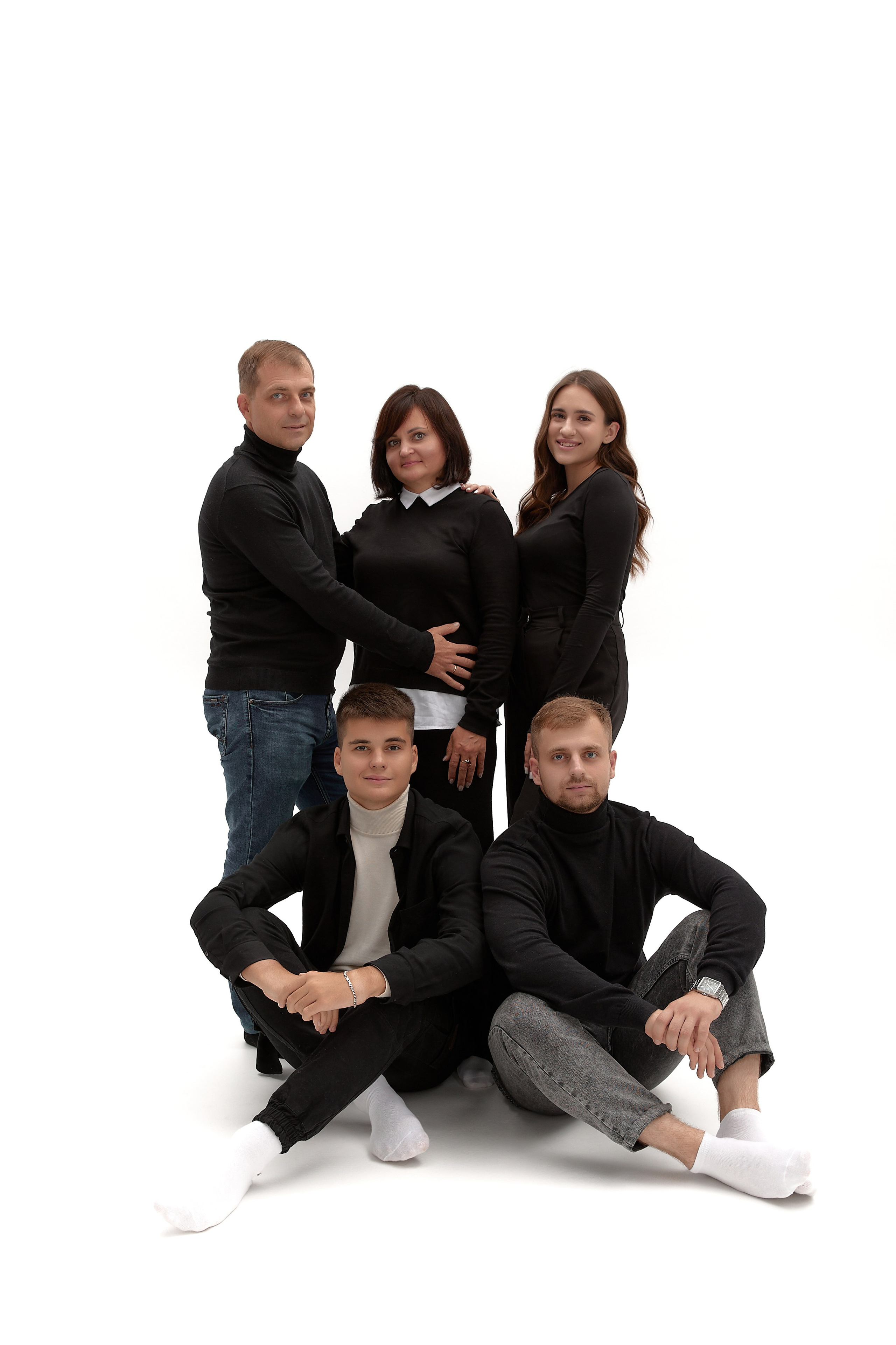 Виталий с Еленой и их дружная семья. Свадебный и семейный фотограф г. Саранск