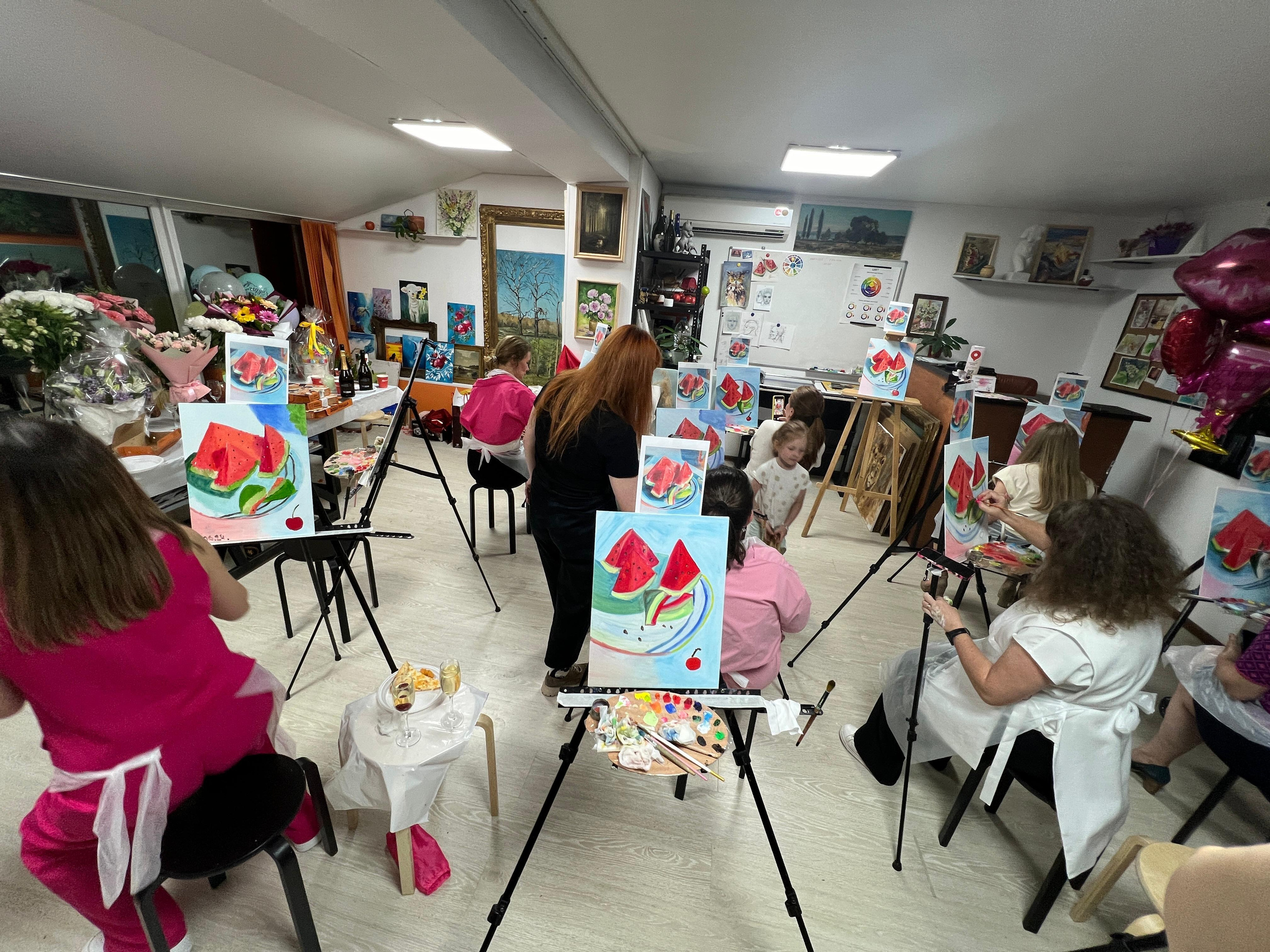 Арт-вечеринки. Арт-вечеринки и мастер-классы в Москве для взрослых и детей