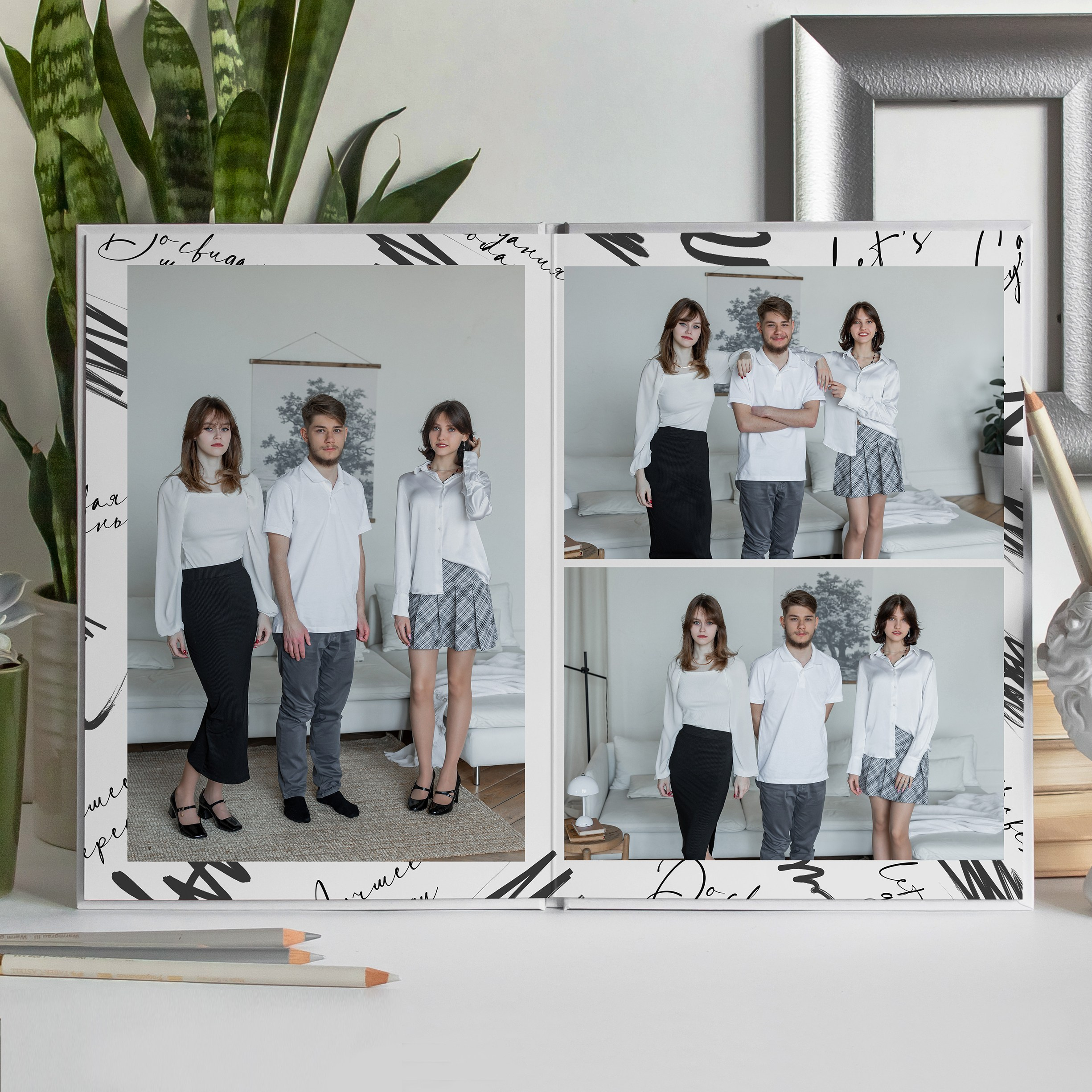 Альбом 9 и 11 класса (8 разворотов). ФОТОГРАФ ВЫПУСКНЫХ АЛЬБОМОВ в Краснодаре Ворчик Татьяна