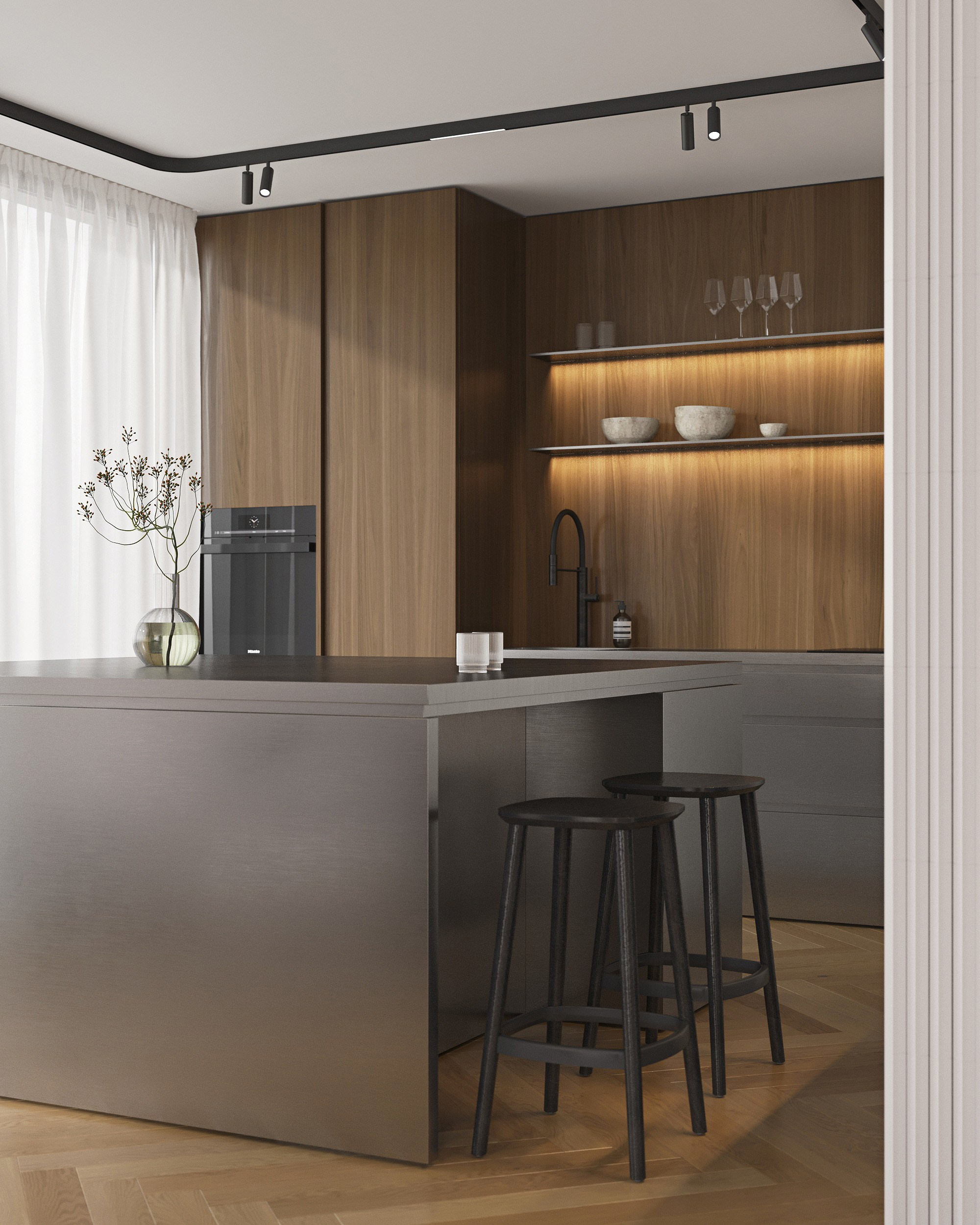 Apartment 'G'. Interior visualization