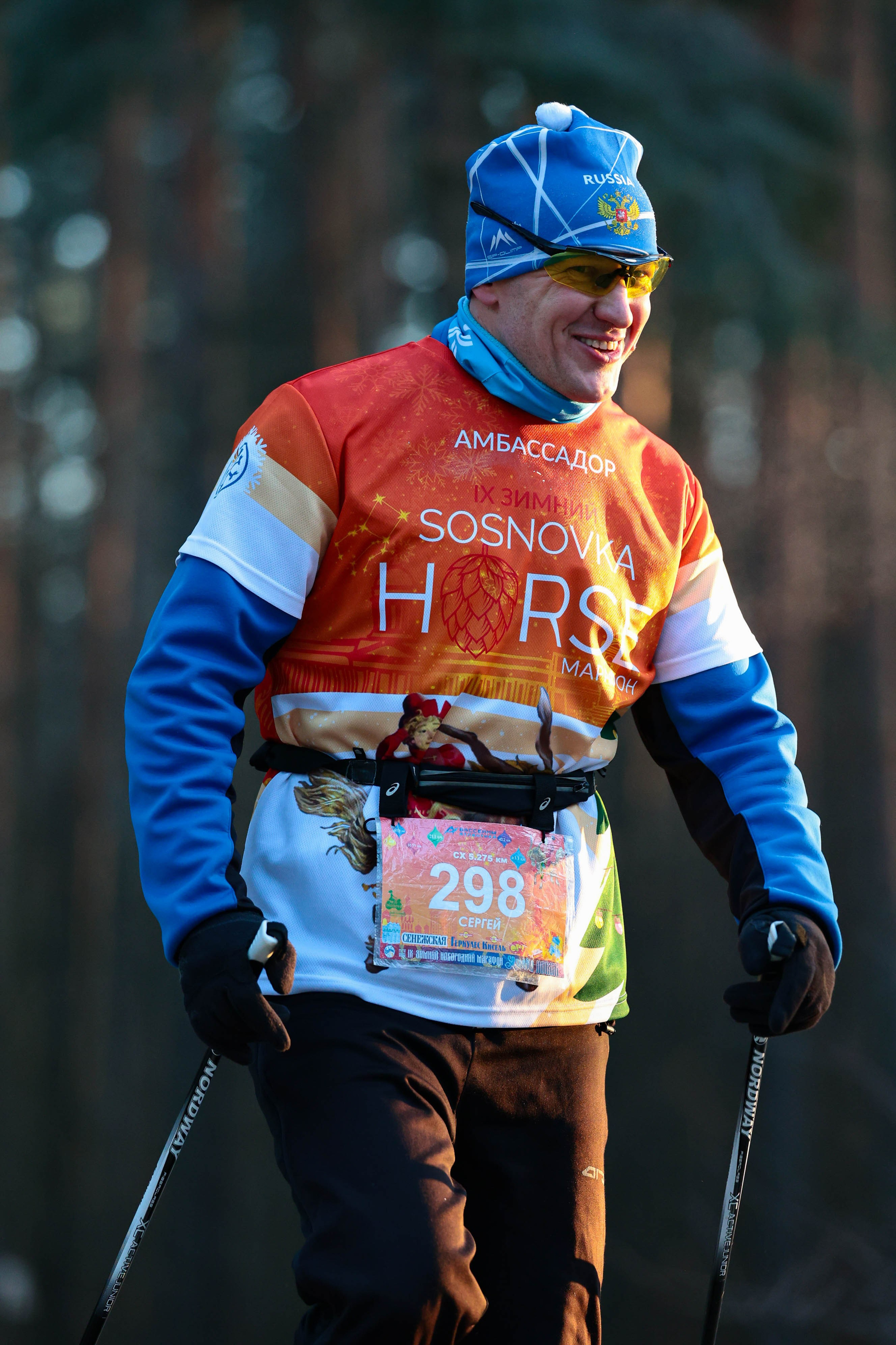 Новогодний марафон «Sosnovka Horse» 2025. Спортивный фотограф в Санкт-Петербурге Илья Vacool