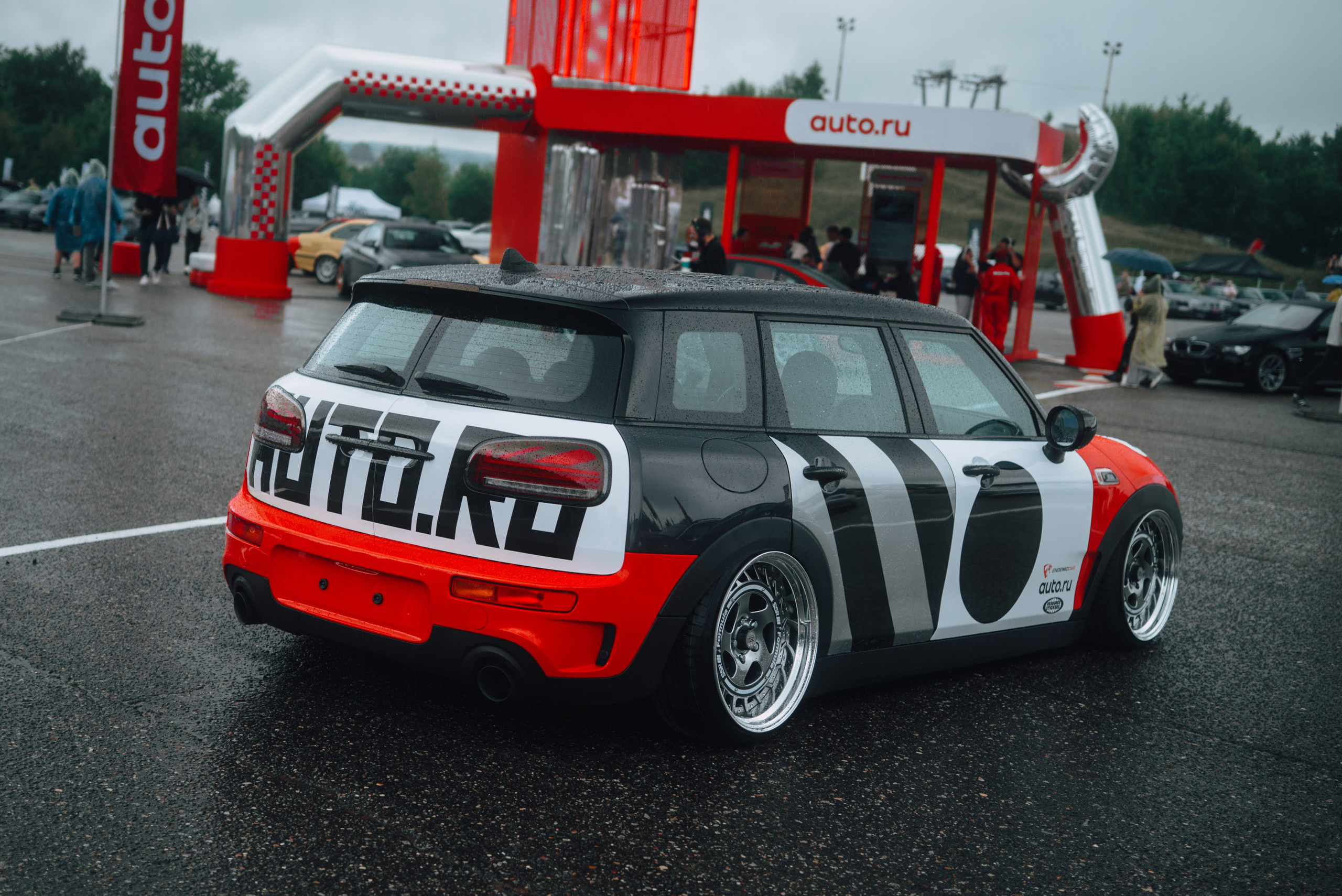 Mini Clubman Auto.ru & Resource Stickers. DeLorein