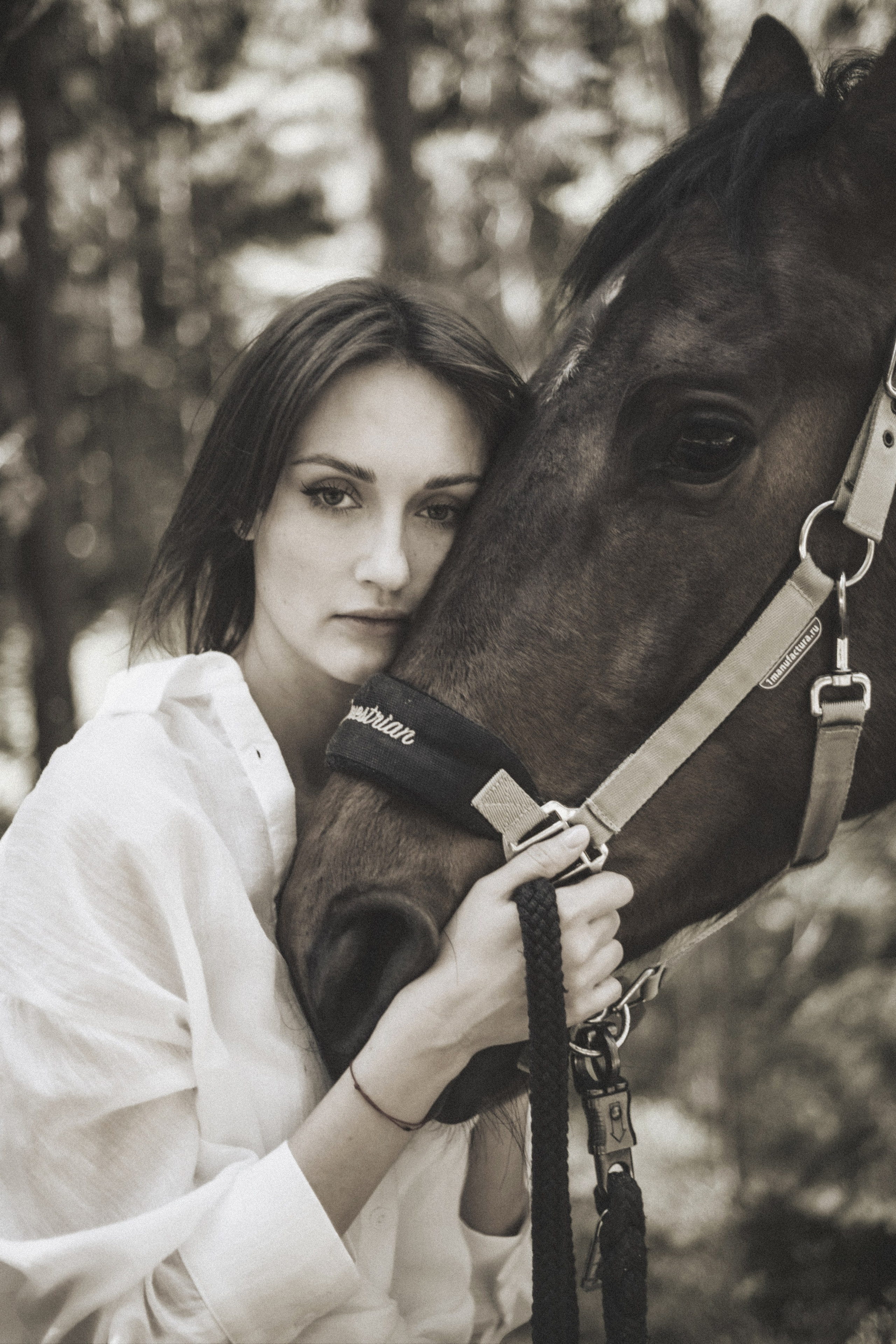 Наташа. Съёмка с лошадкой. Lickord