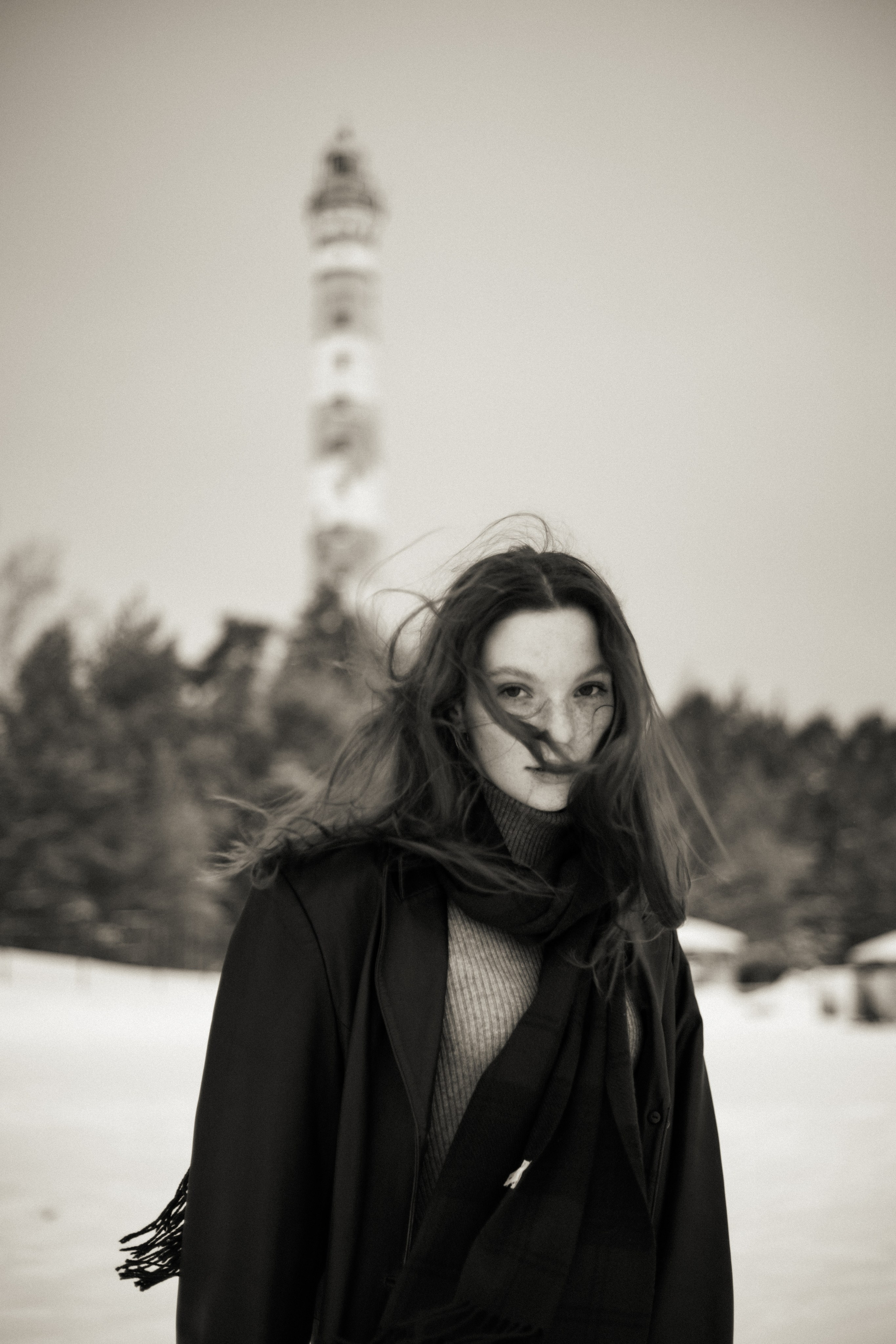 Настя. Съёмка у маяка. Lickord