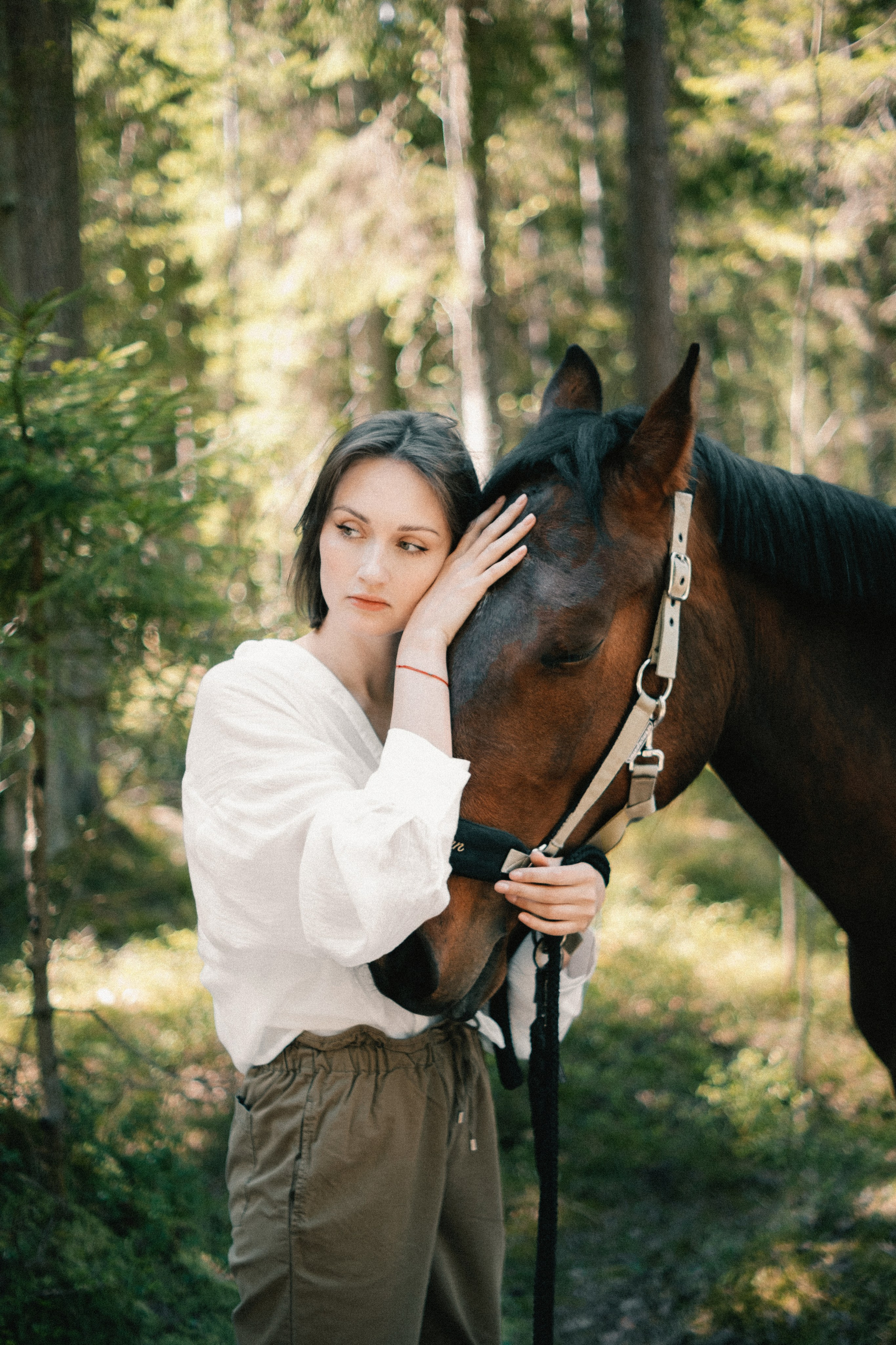 Наташа. Съёмка с лошадкой. Lickord