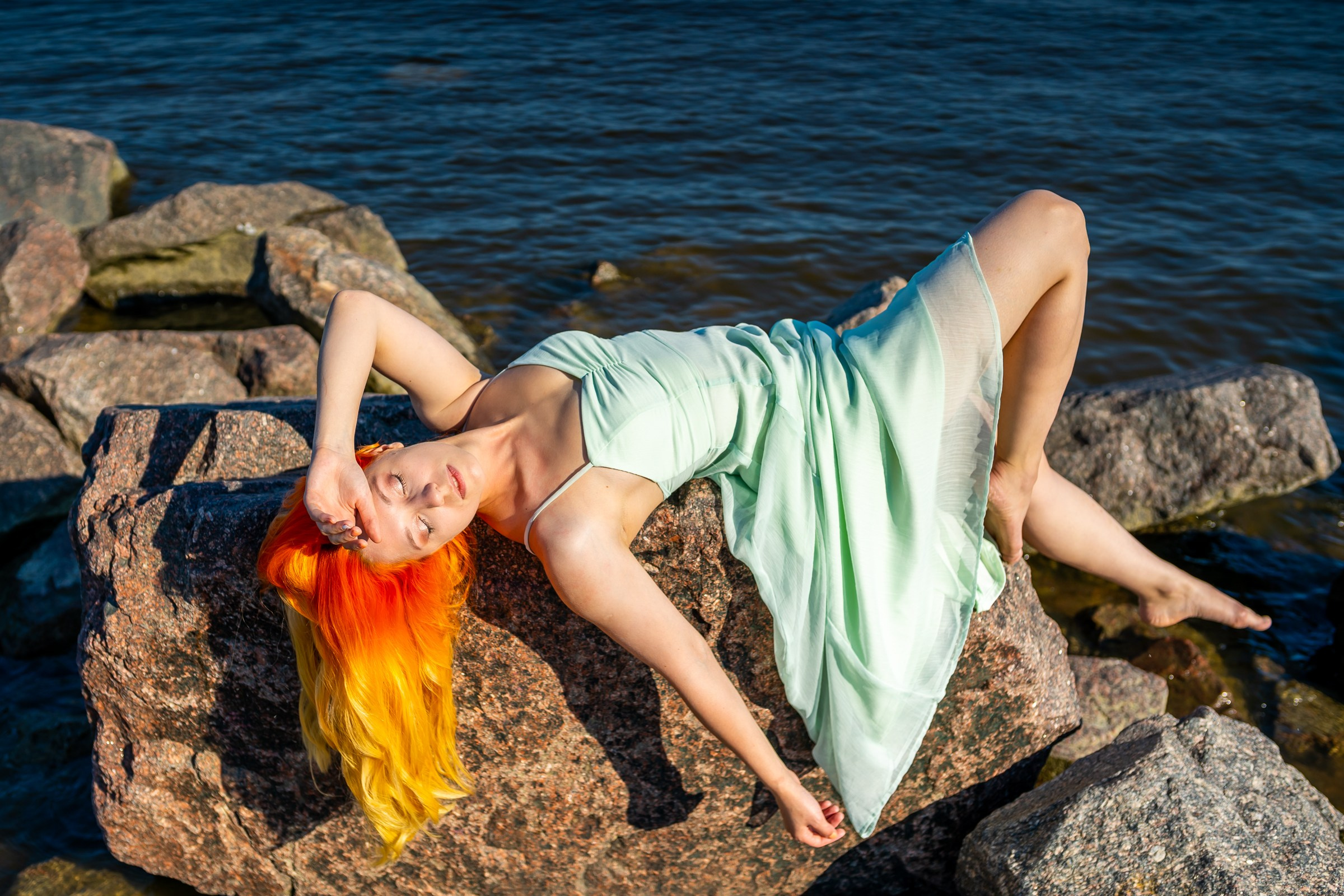 Настя Павлова. Залив. Портретный фотограф в Санкт-Петербурге Александр Быстрицкий