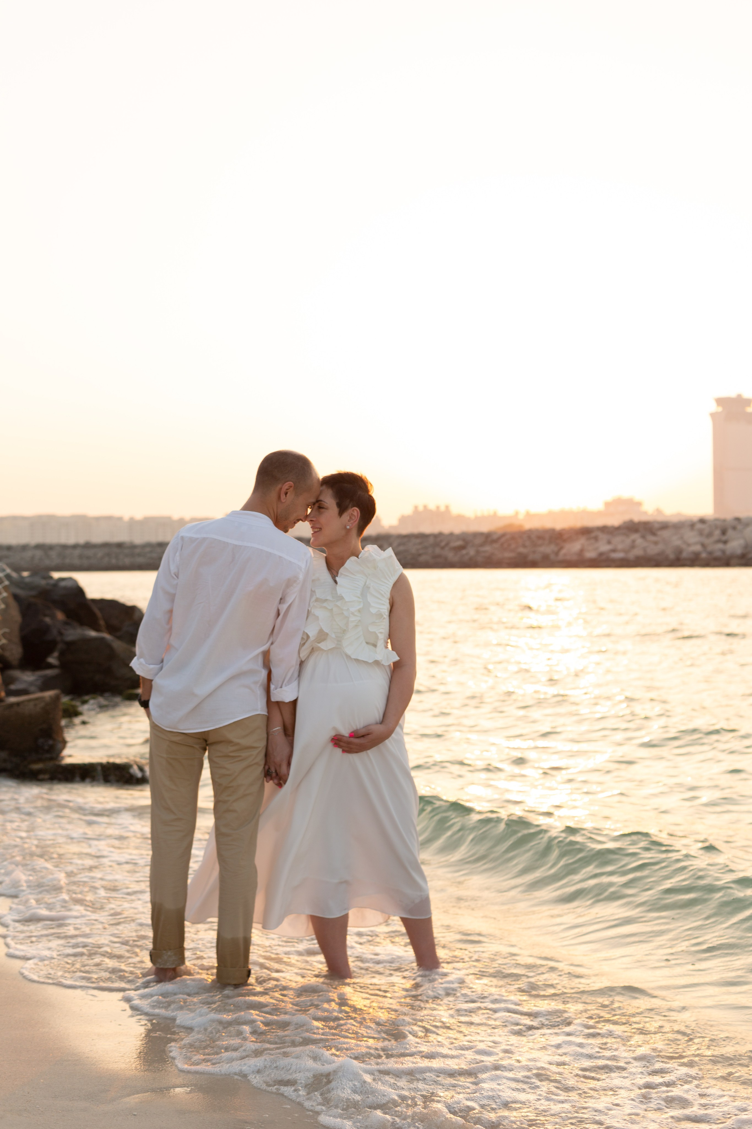 Classic Elegant Pregnancy Photoshoot in Dubai