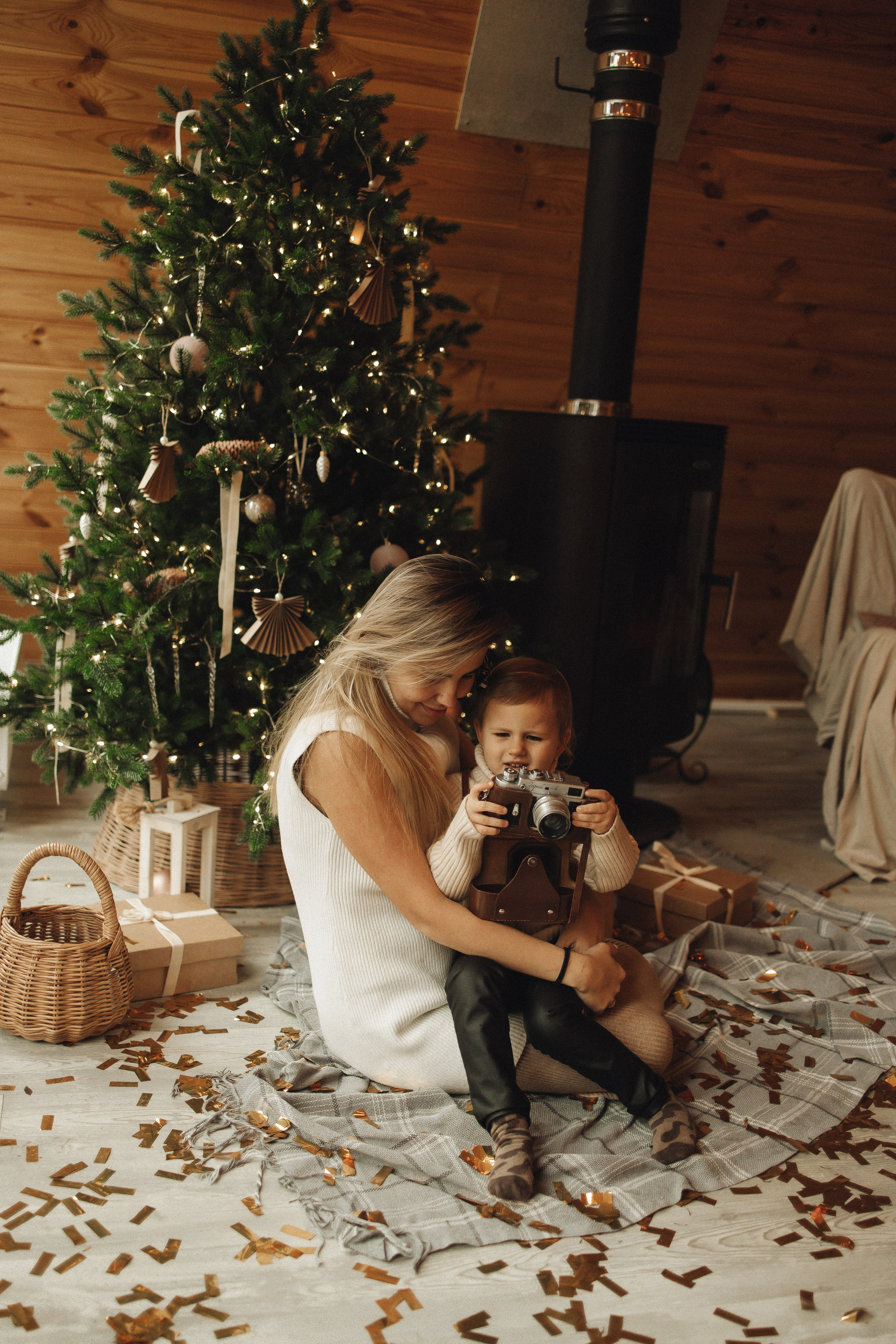 Новогодняя история в домике. Семейный и детский фотограф, таганрог, ростов-на-дону