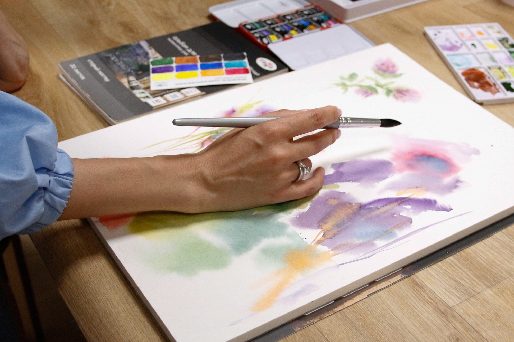 Акварельный демо-класс. Фотограф в Екатеринбурге Пойгина Елена