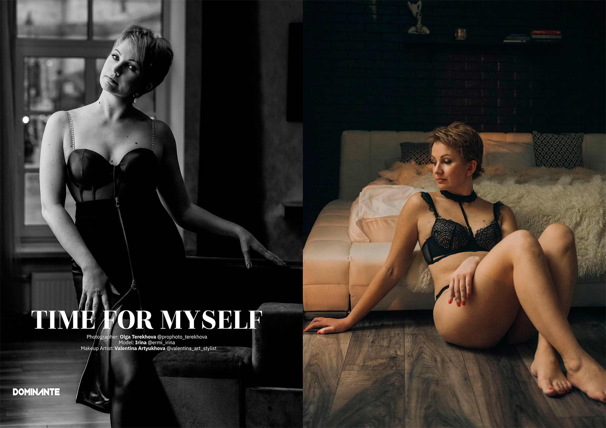 DOMINANTE French Magazine. Профессиональный фотограф Ольга Терехова СПБ Батуми