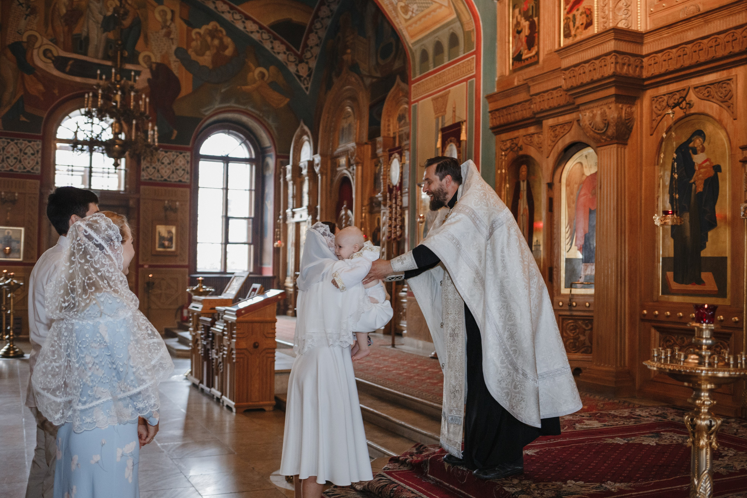 Крещение Кирилла. Семейный фотограф Николаева Ольга