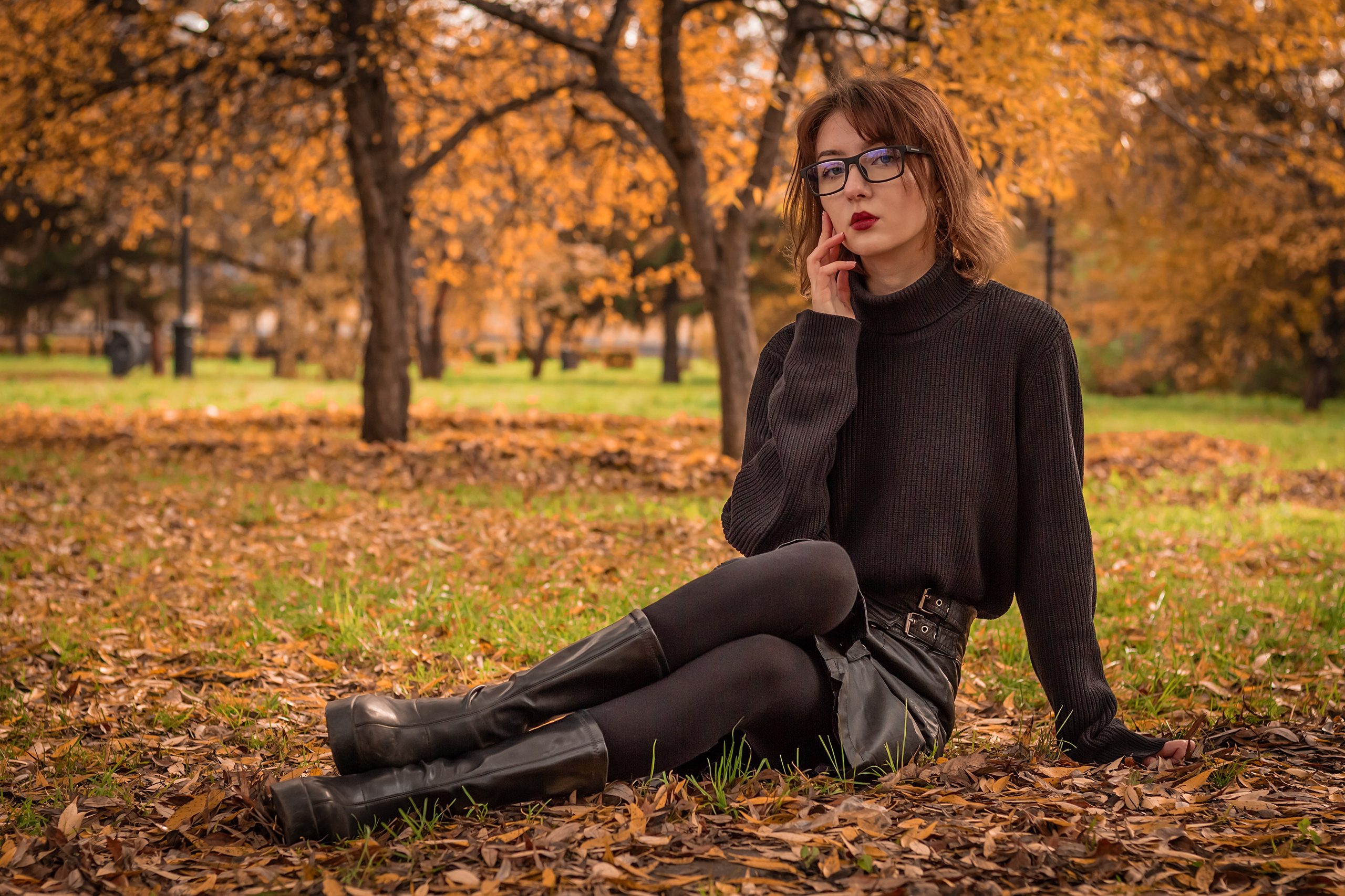 Осень. Фотограф в Новокузнецке