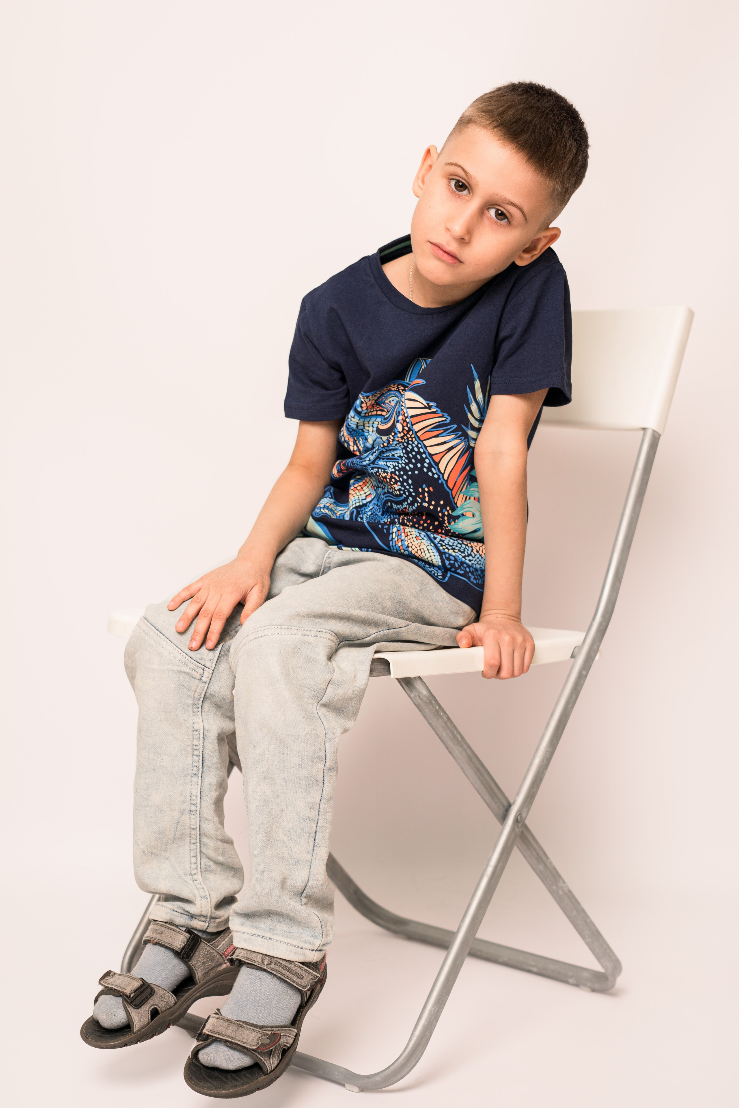 Детский сад, портреты белый фон. Фотограф Шунова Саша