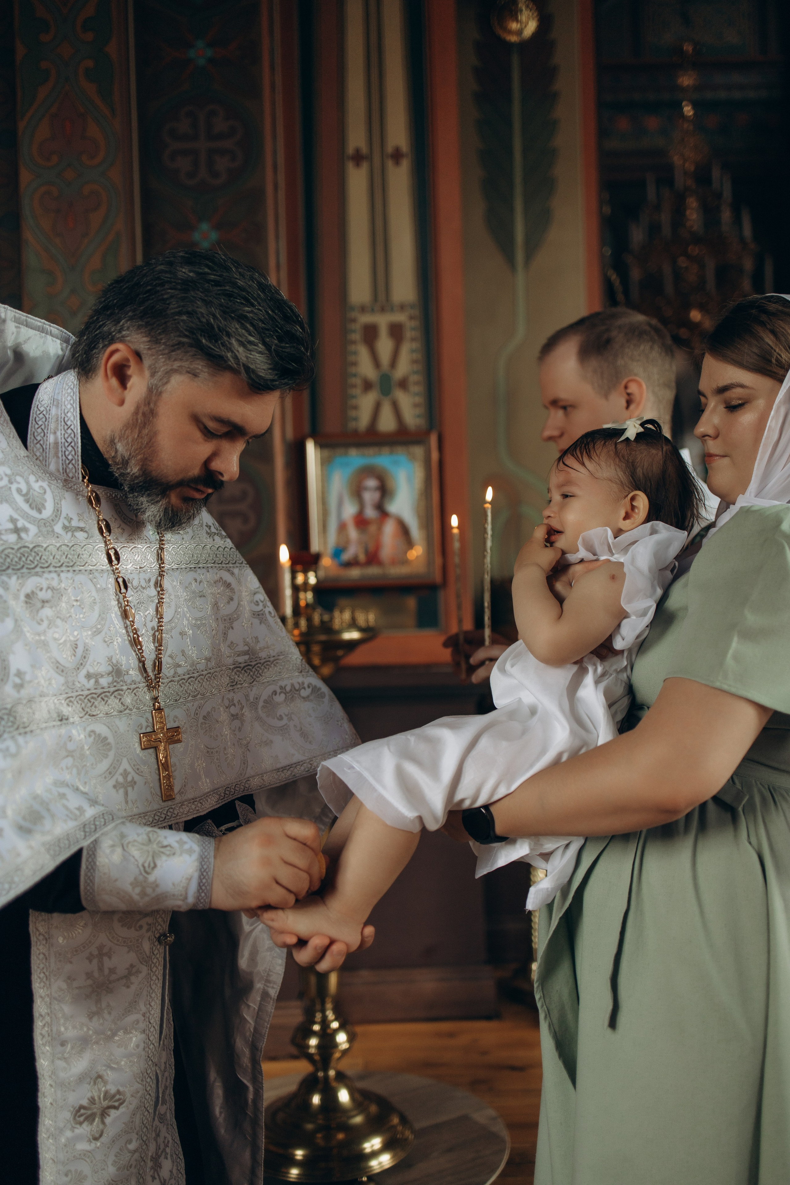 Крещение Стефании. Самый теплый фотограф в Краснодаре Рябоконь Ксения