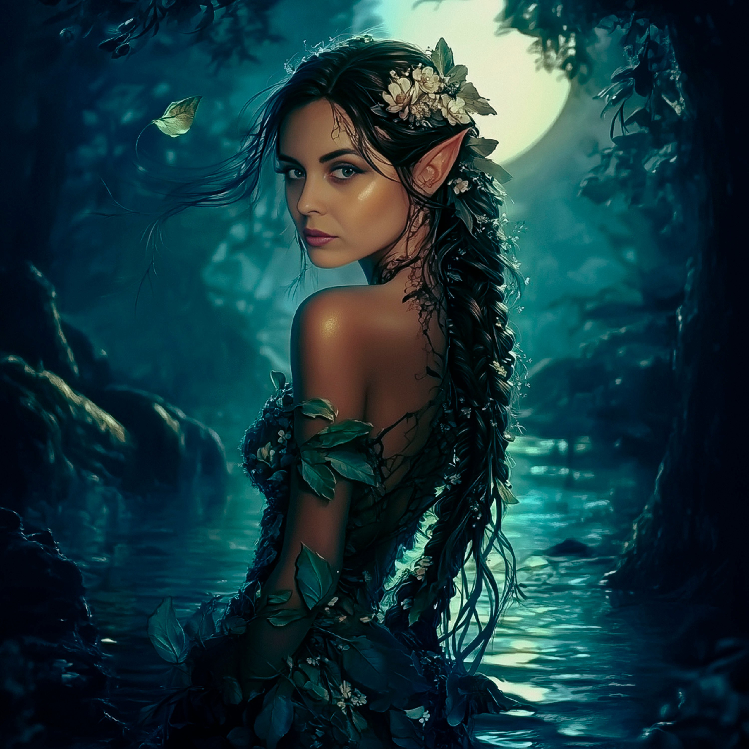 Нейрофотосессия для Марии. Лесной сказочный образ. ФотоХудожник Харитонова Ирина г. Санкт-Петербург